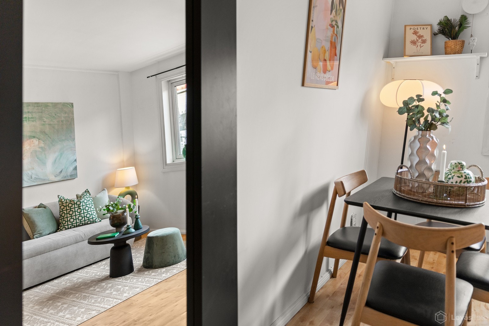 De månedlige felleskostnadene på kun 3 113 kroner inkluderer varmtvann og fibernett. Galleribilde