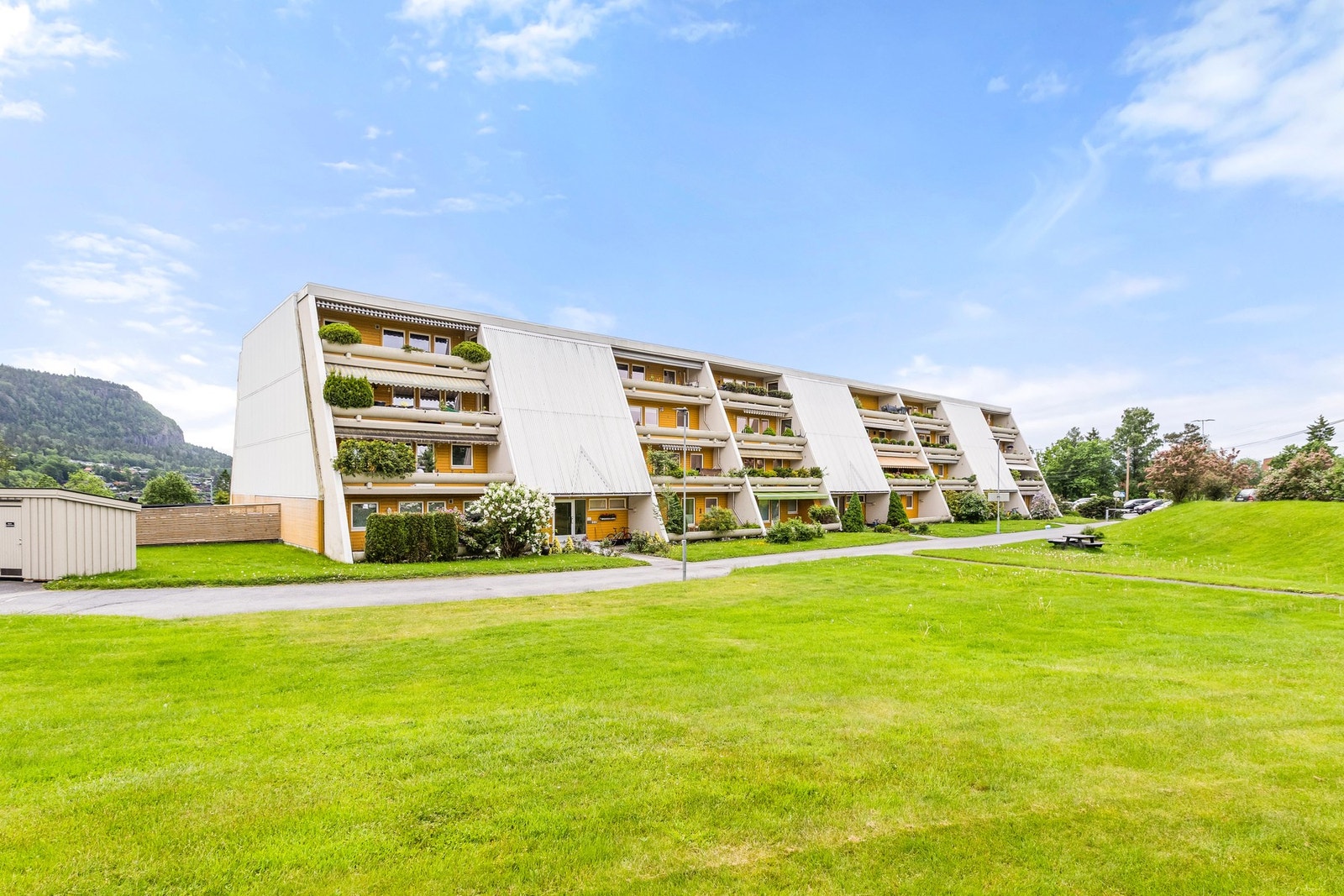 Fasade inngang, fellesområde. Galleribilde