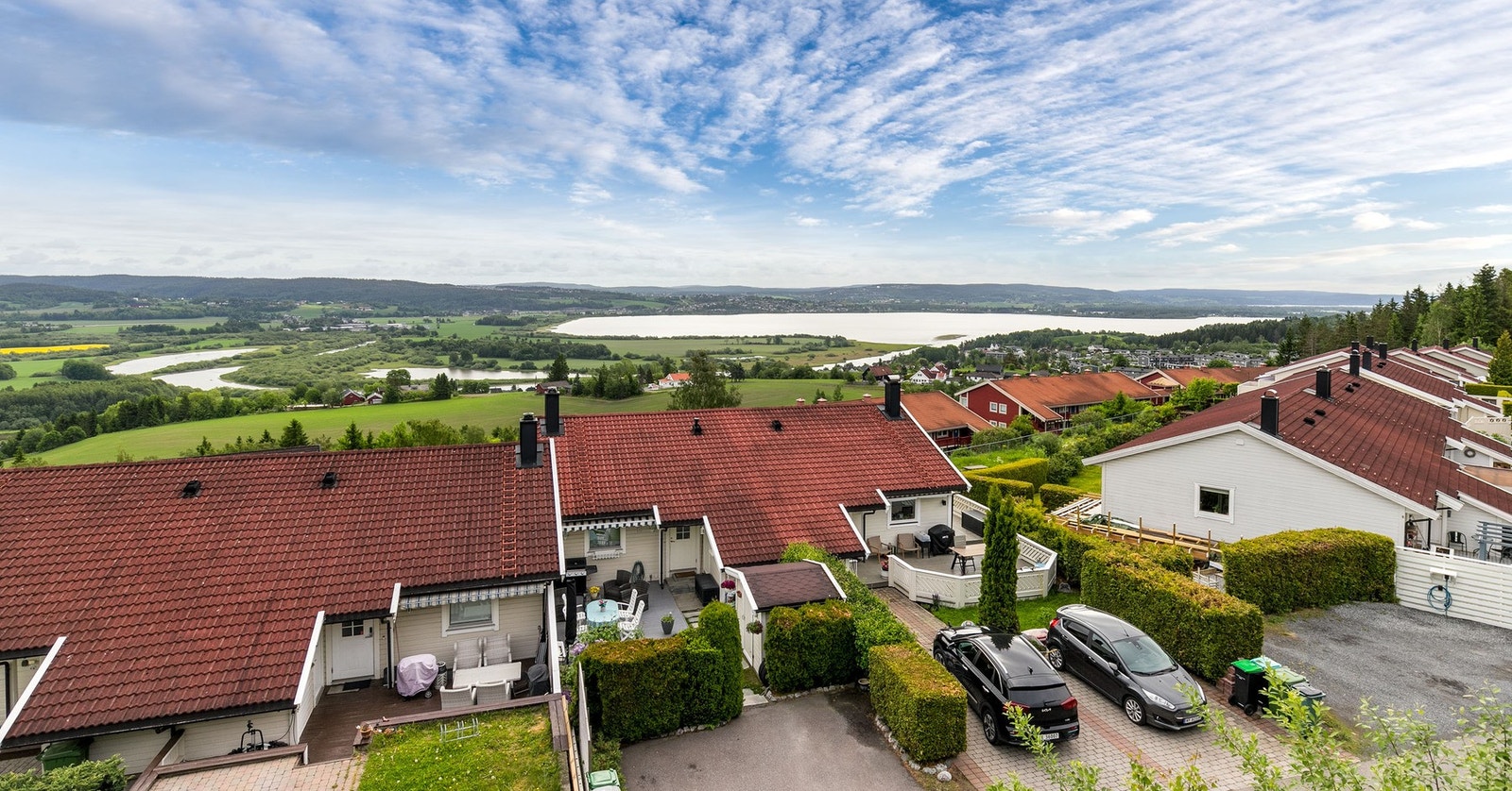 Utsikt fra balkongen Galleribilde