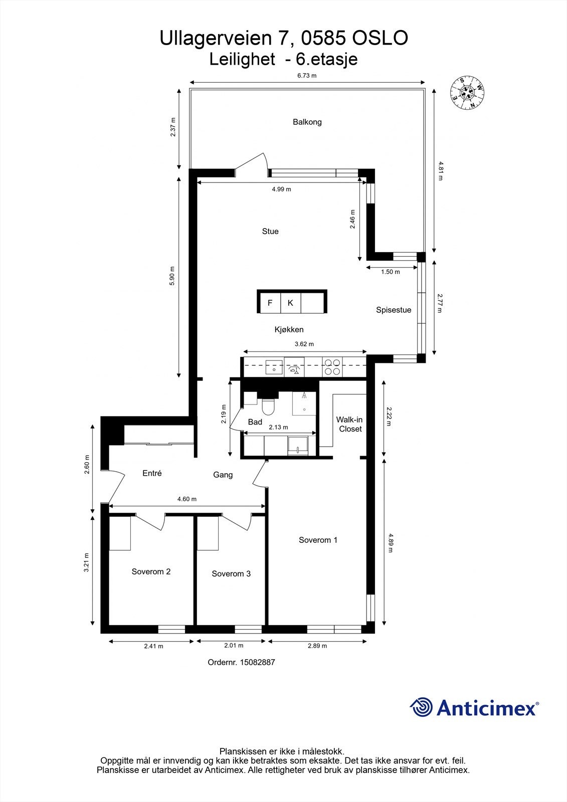Plantegning Galleribilde