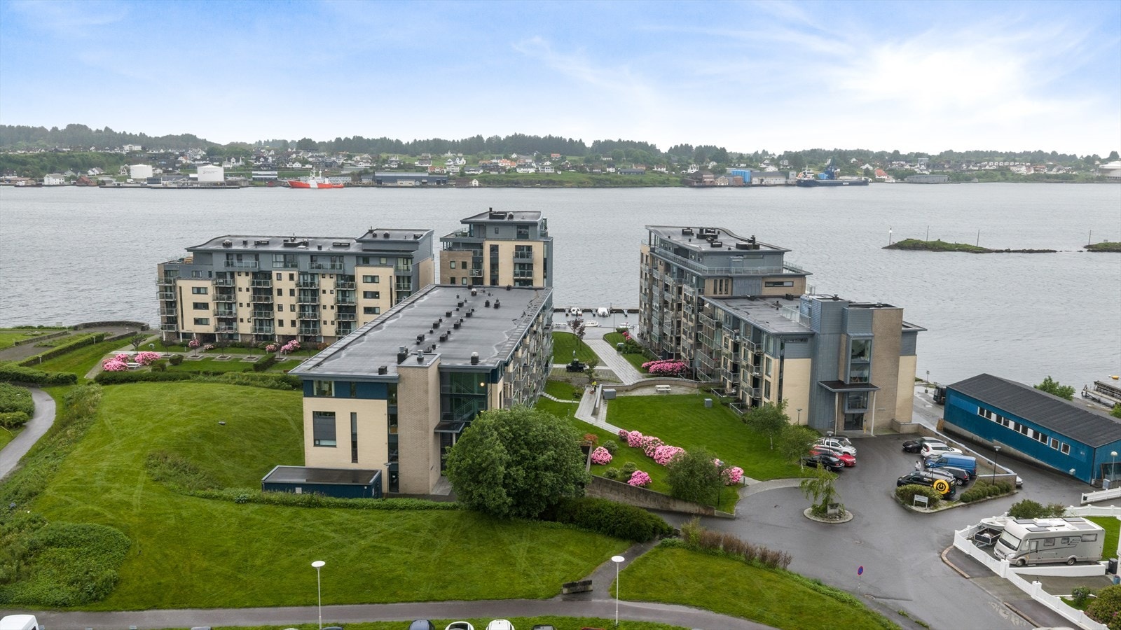 Karmsund bygge har treningsrom og gjesteleilighet som beboerne kan benytte seg av Galleribilde
