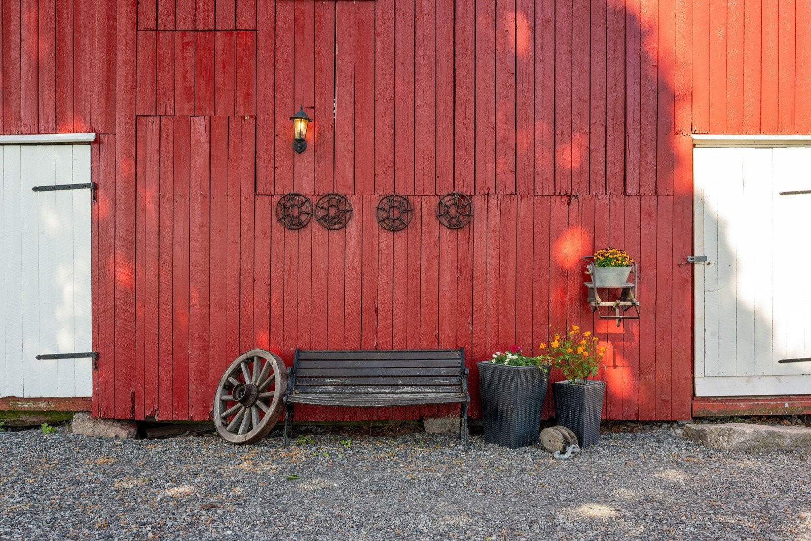 Detalj låve Galleribilde