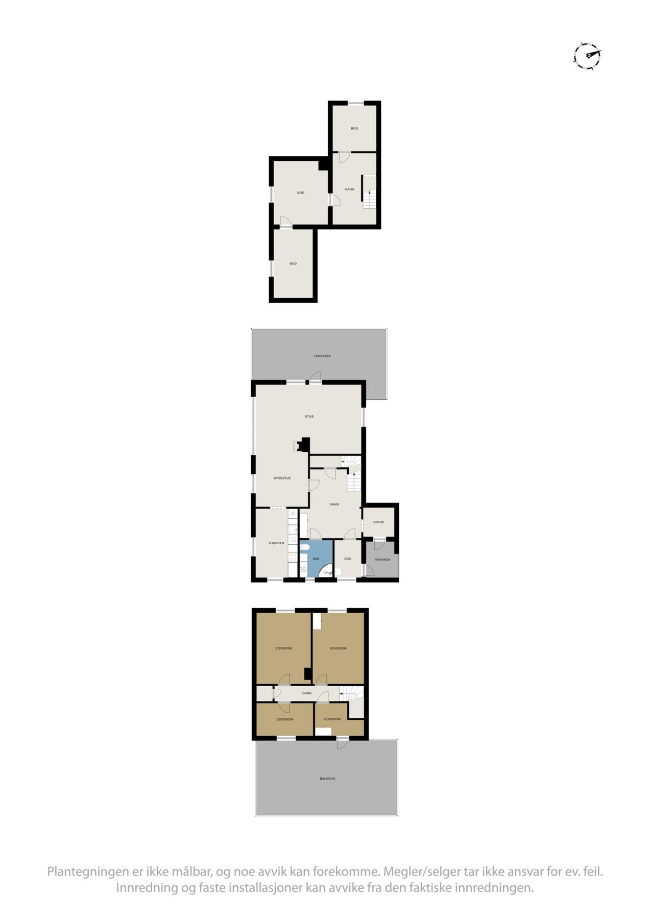 Planskisse oversikt. Galleribilde