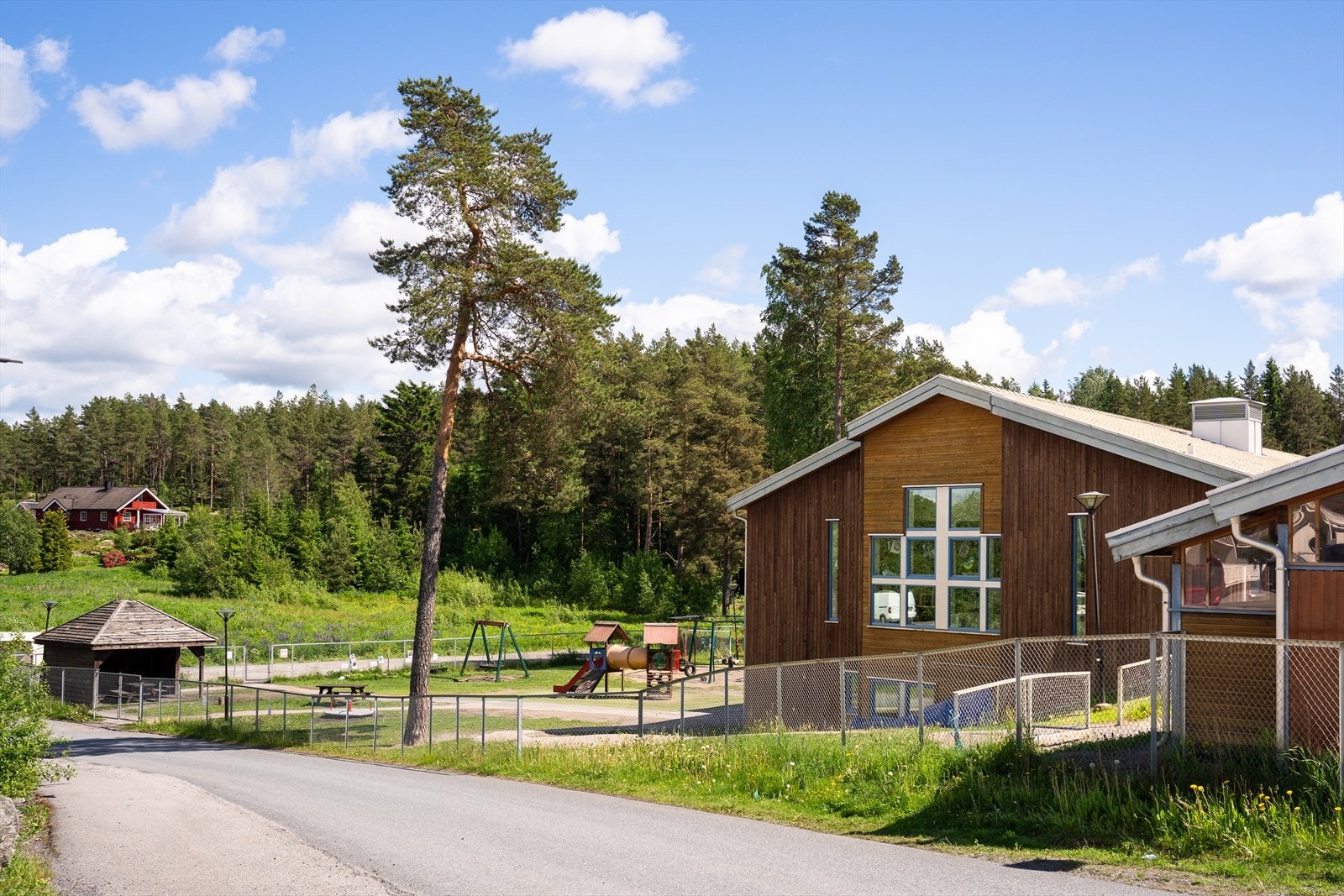 Det er kort vei til barnehage. Galleribilde