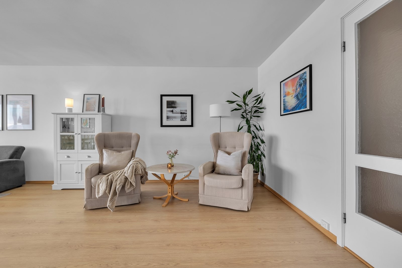 Den gode planløsningen åpner for flere sosiale soner. Galleribilde