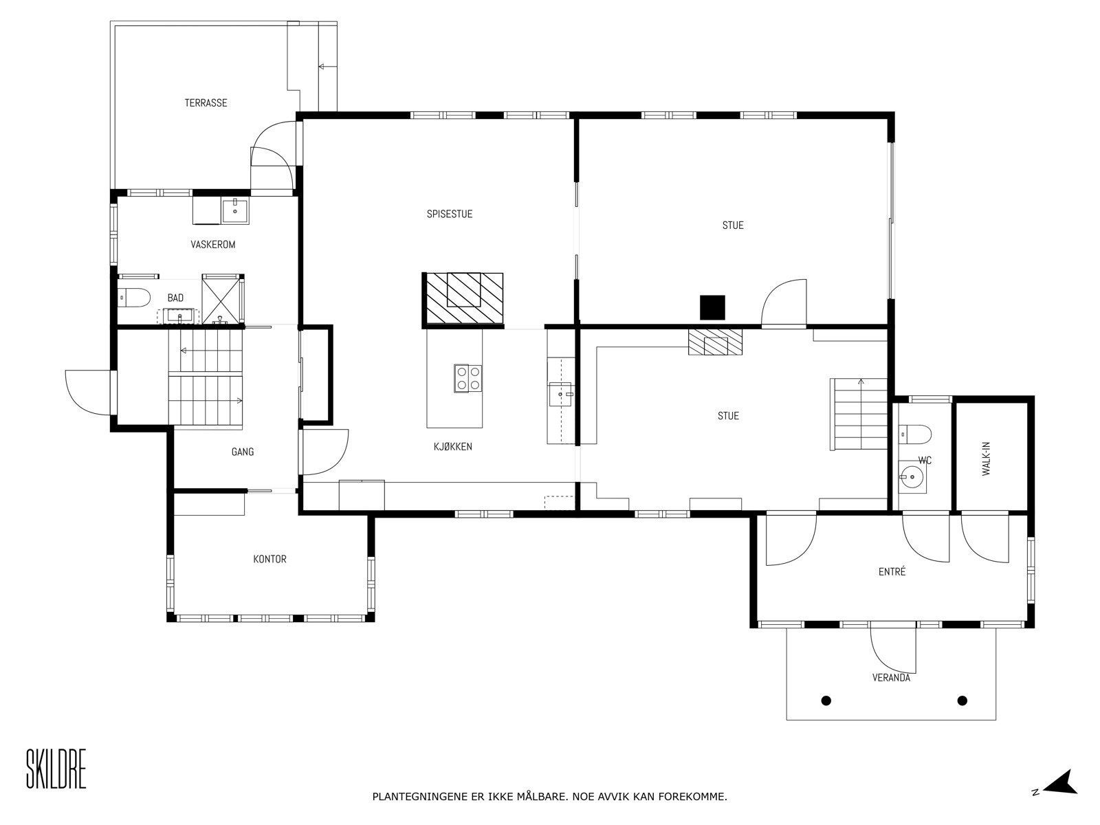 Plantegning Galleribilde