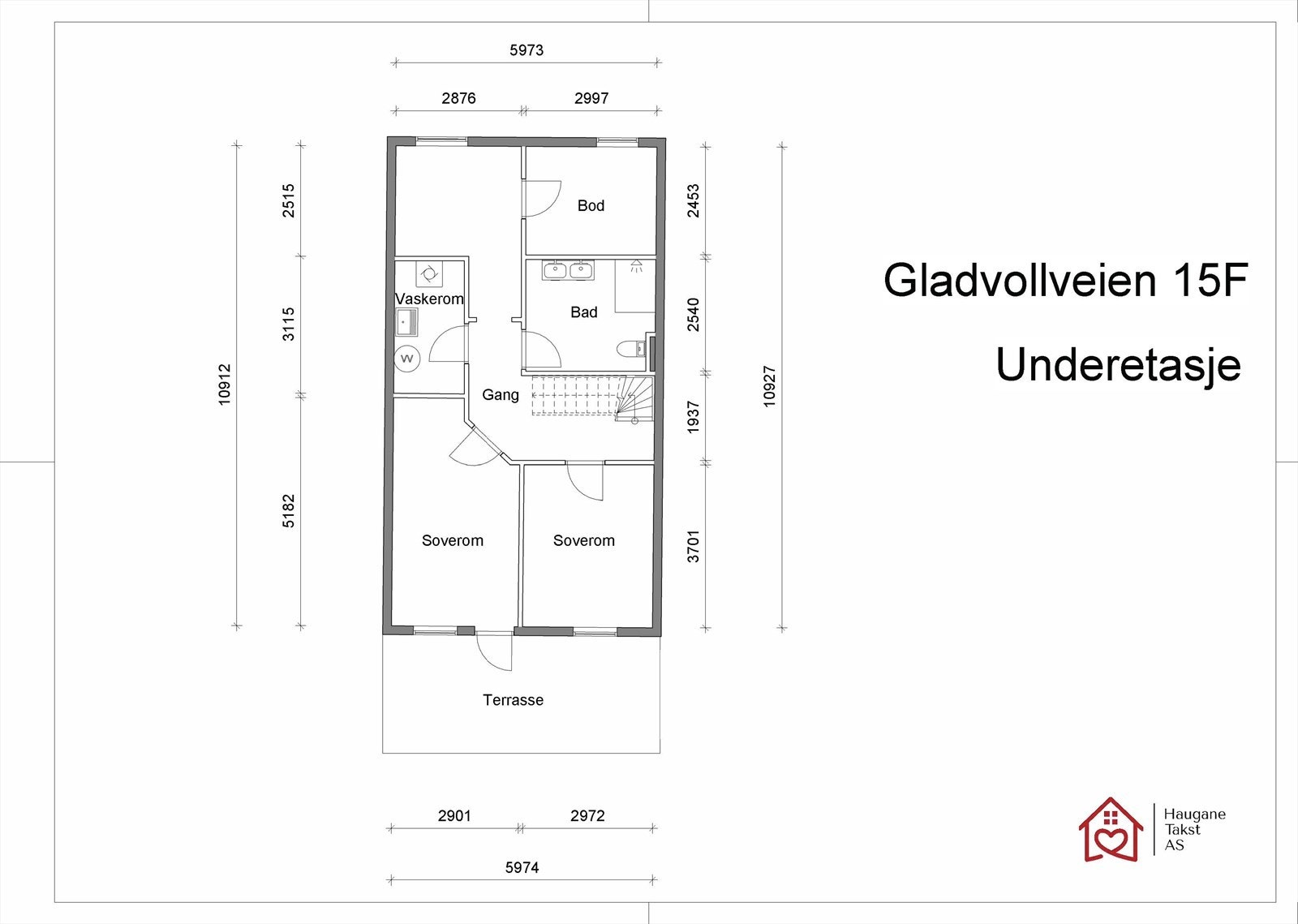 Plantegning - U. etasje Galleribilde