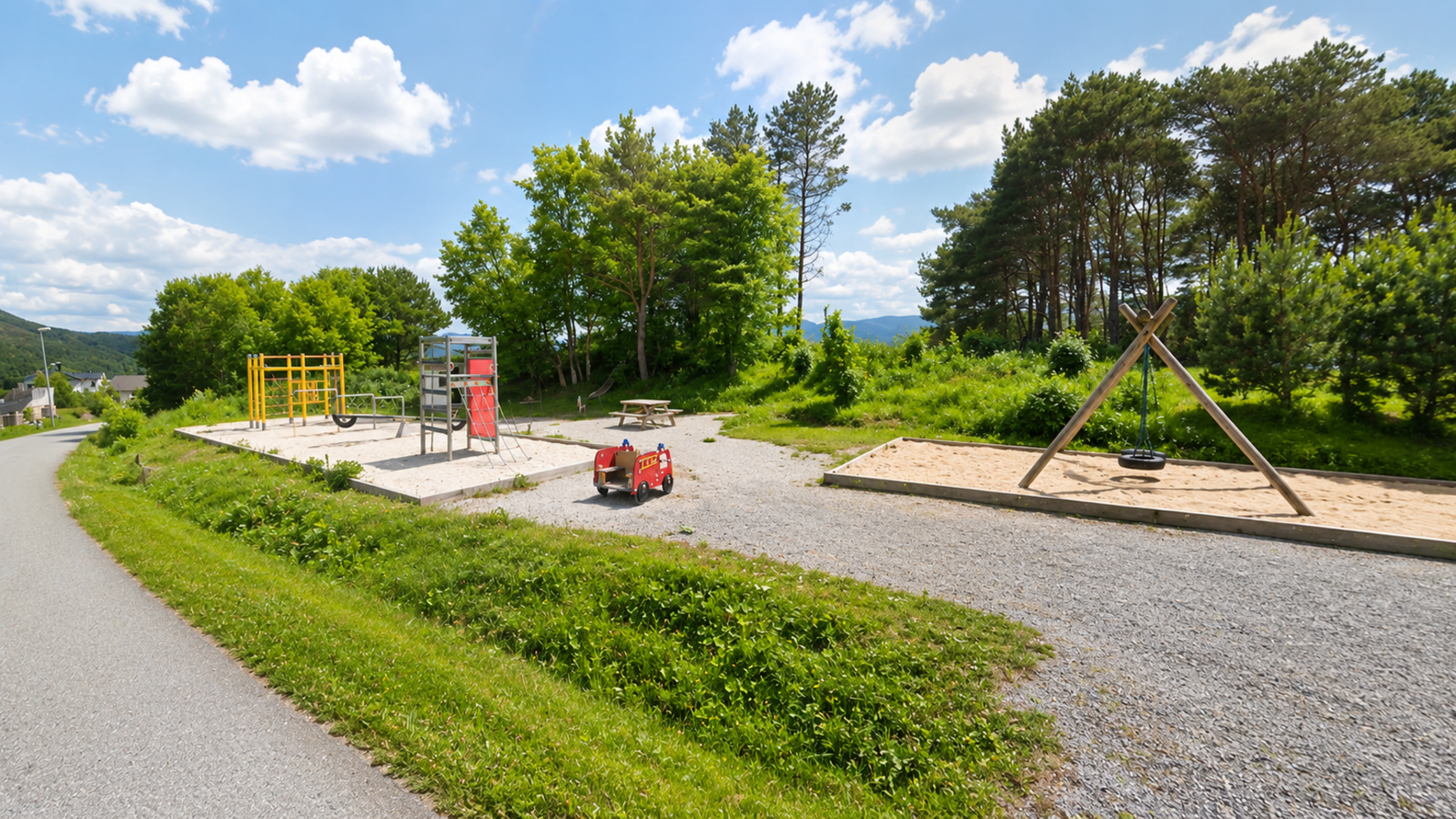 Lekeplass like ved. Galleribilde