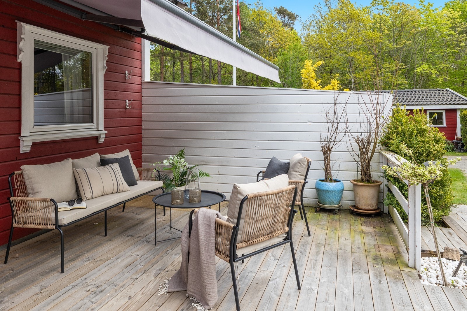 Solrik terrasse på 36 m² . Galleribilde