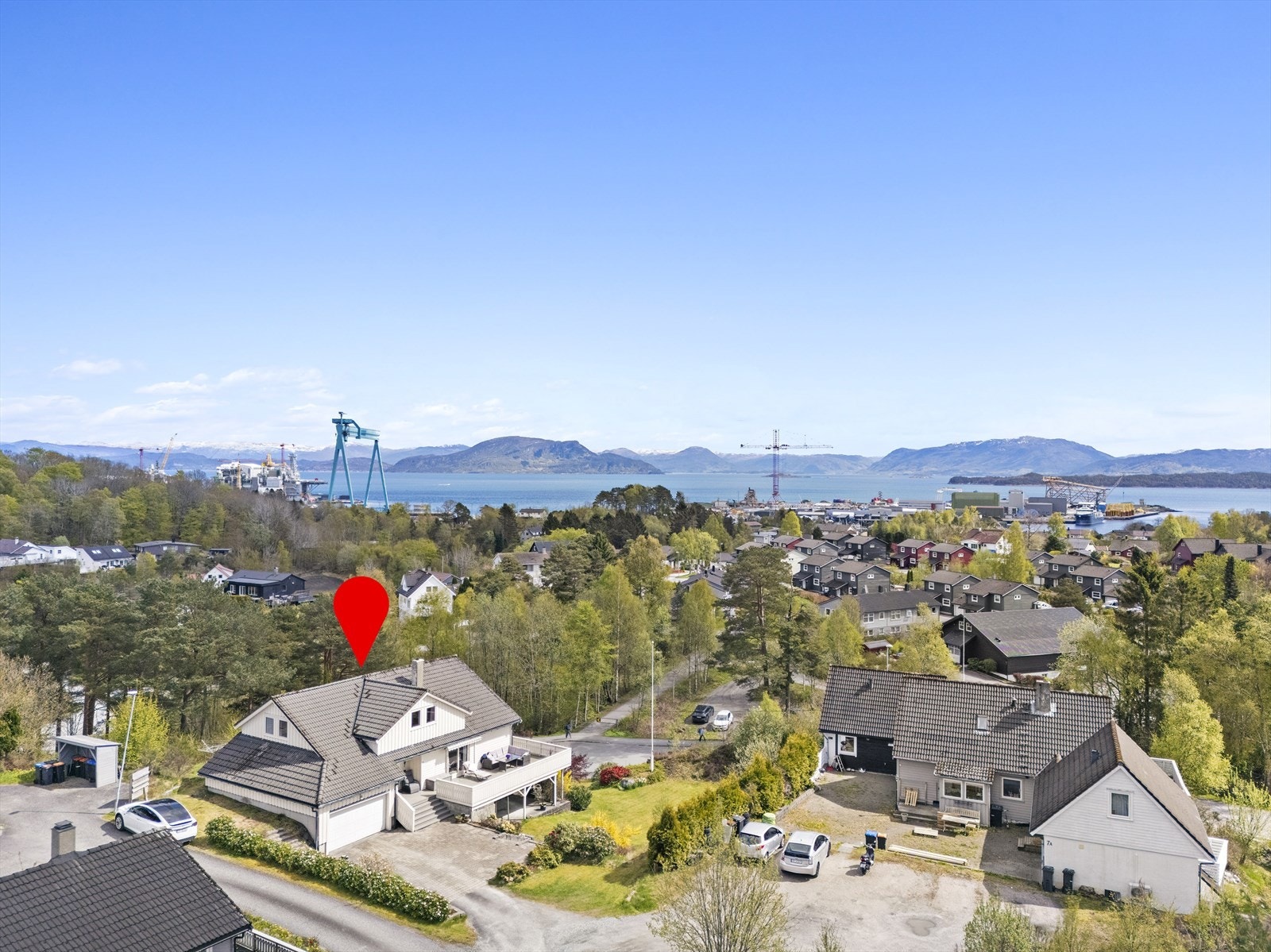 Fin beliggenhet høyt i terrenget. Galleribilde