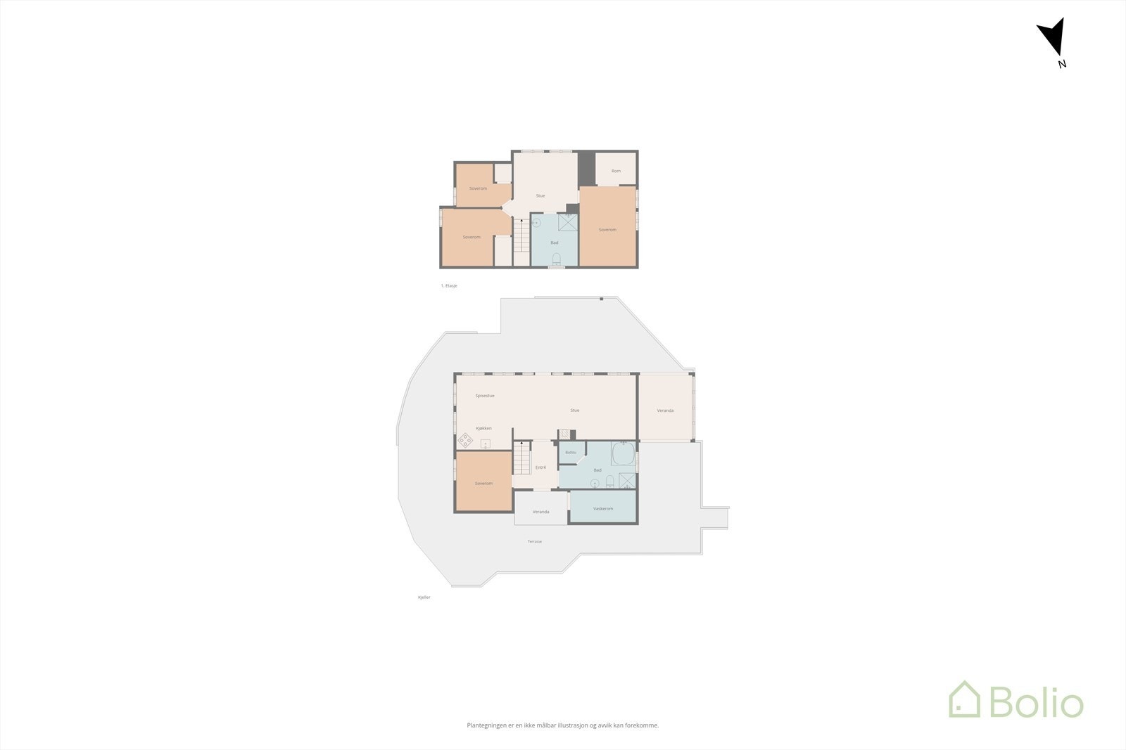 Plantegning Galleribilde