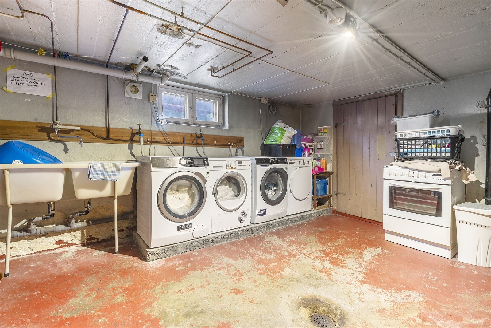 I byggets fellesarealer finnes det vaskekjeller og tørkerom. Galleribilde