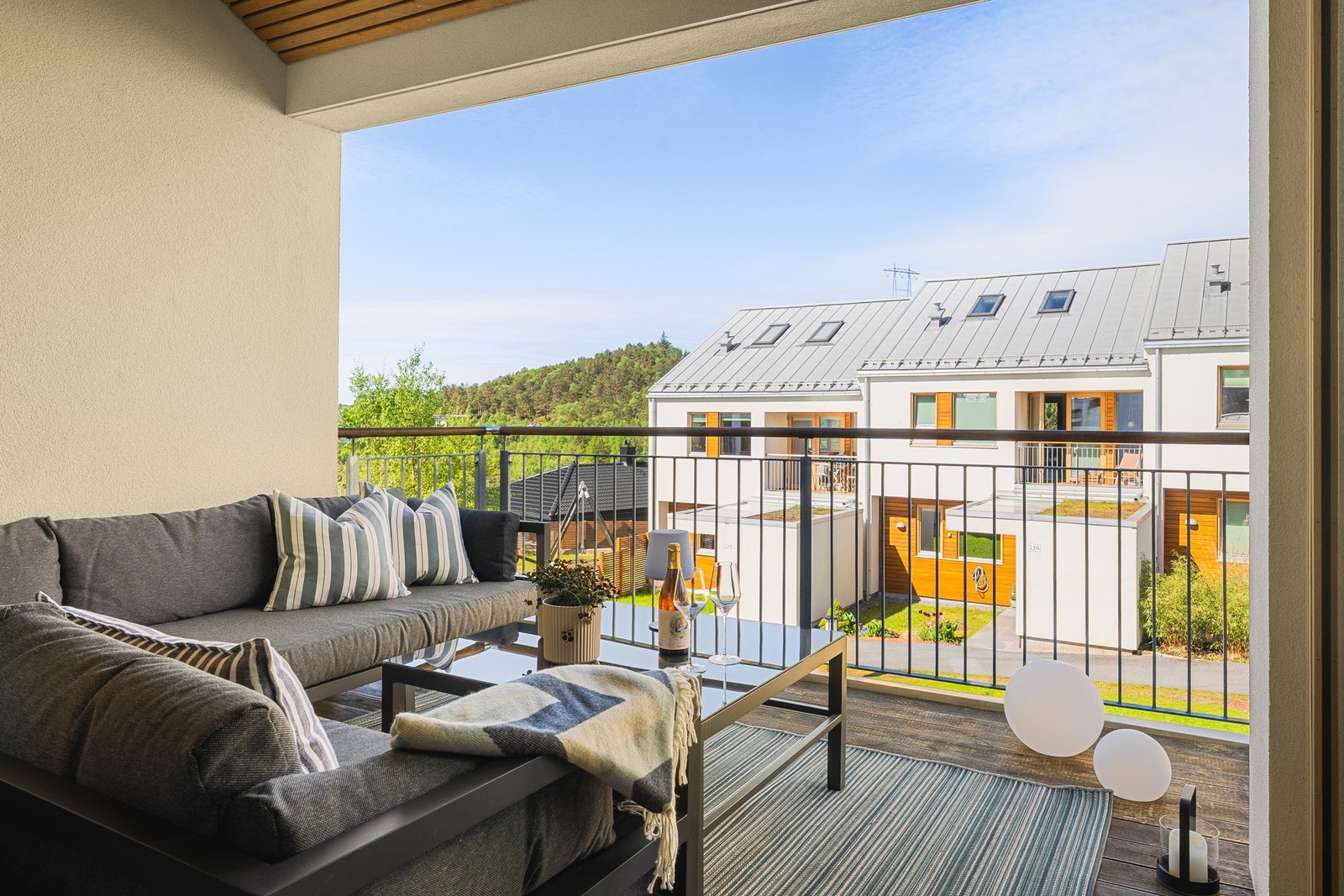 Her kan hele familien samles og nyte solen sent på kvelden. Galleribilde