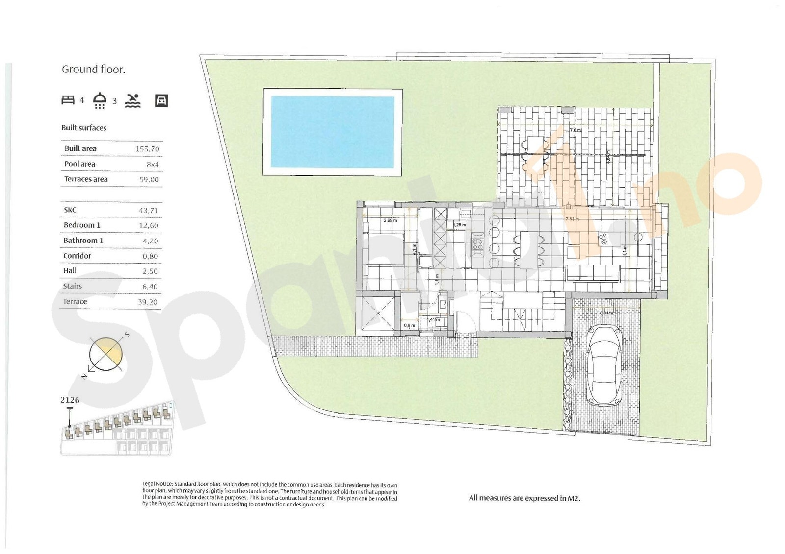 Plantegning hovedplan Galleribilde