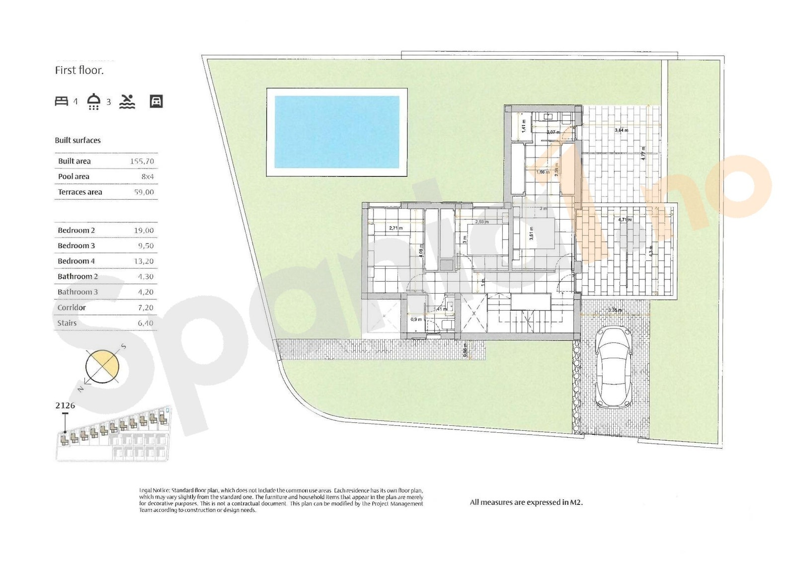 Plantegning 2. etg Galleribilde