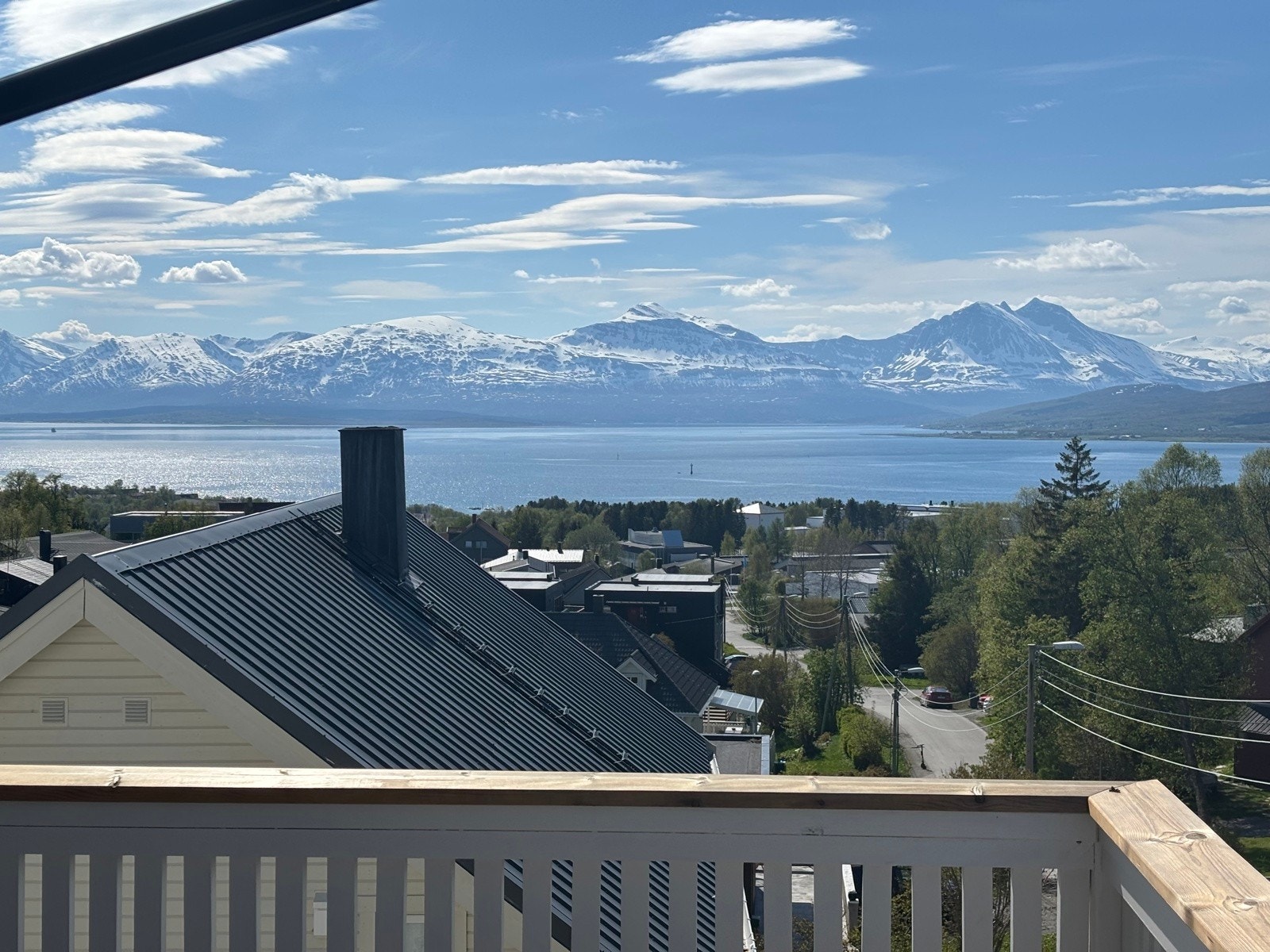 Utsikt fra balkong i andre etasje! Selgers private foto Galleribilde