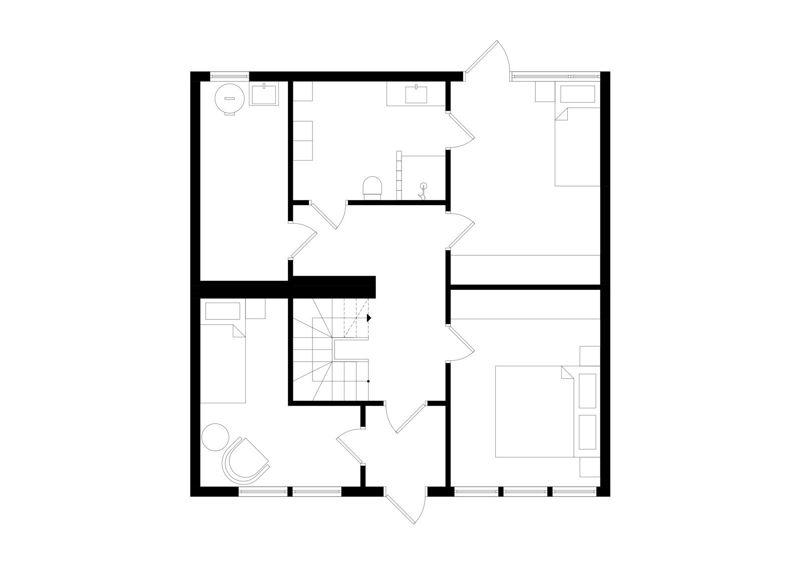 Plantegning | U.etasje Galleribilde