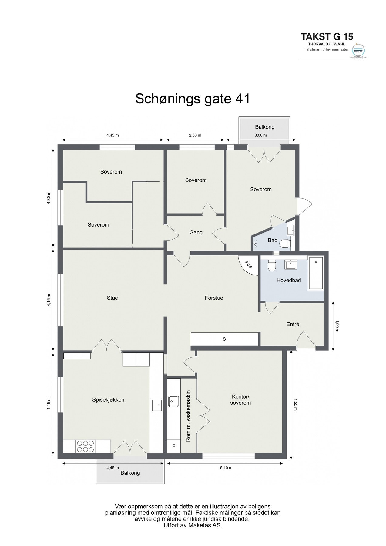 Plantegning Galleribilde