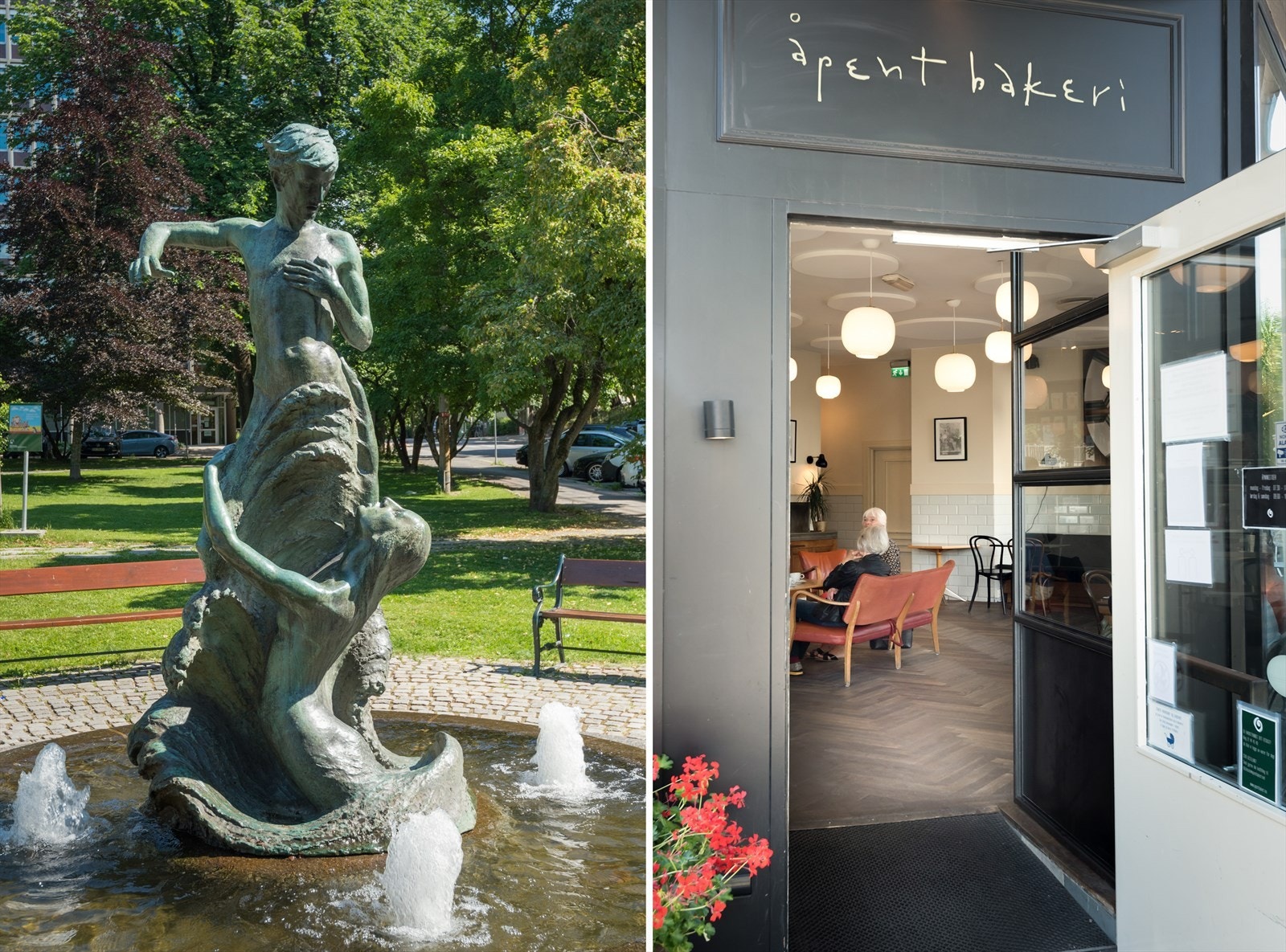 Nærområdet på populære og hyggelige Skillebekk - tilbaketrukket og rolig samtidig meget kort vei til sentrum og alt det Frogner og Fjordbyen kan by på Galleribilde