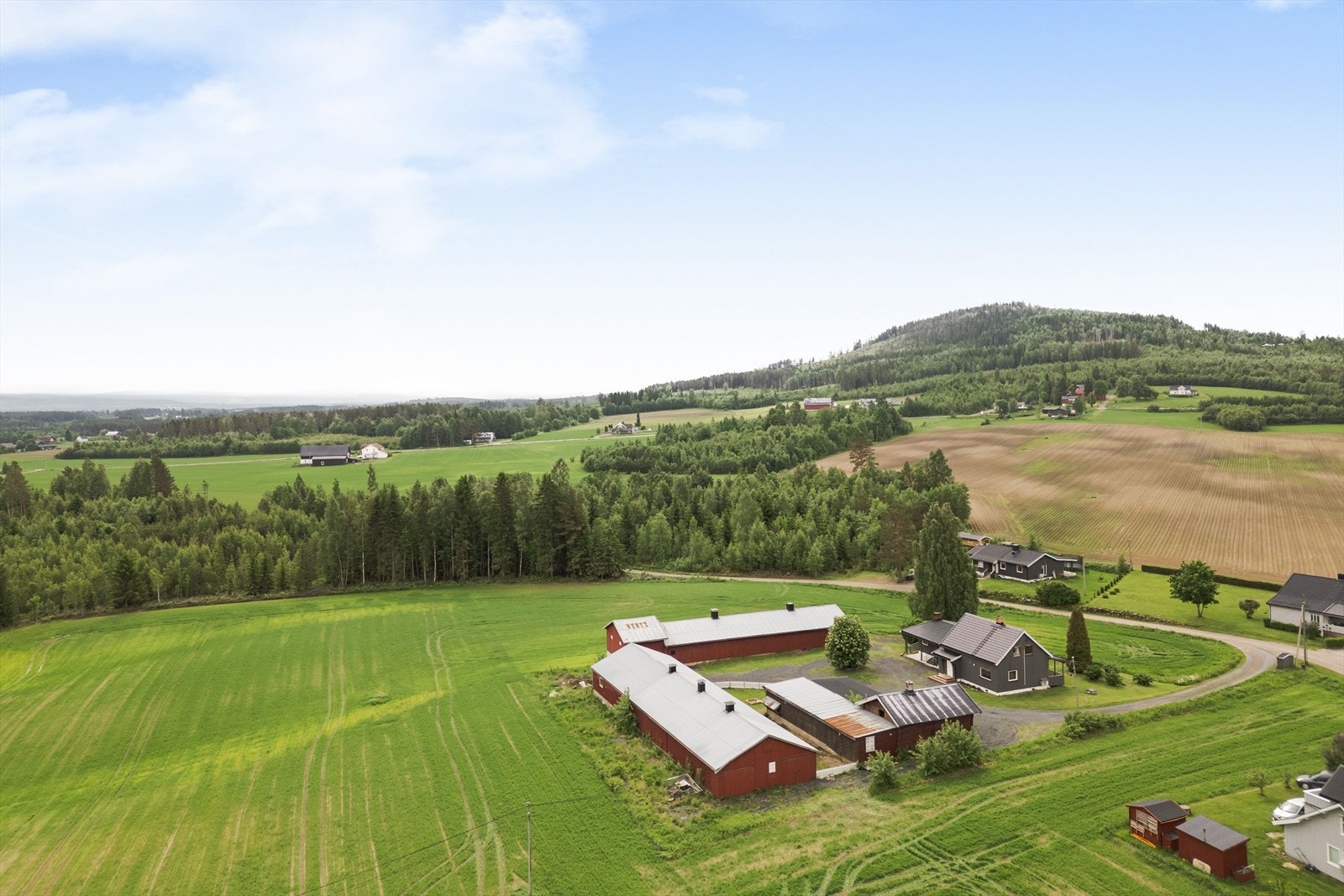 Fra eiendommen er det umiddelbar nærhet til naturen og fine turområder. Galleribilde