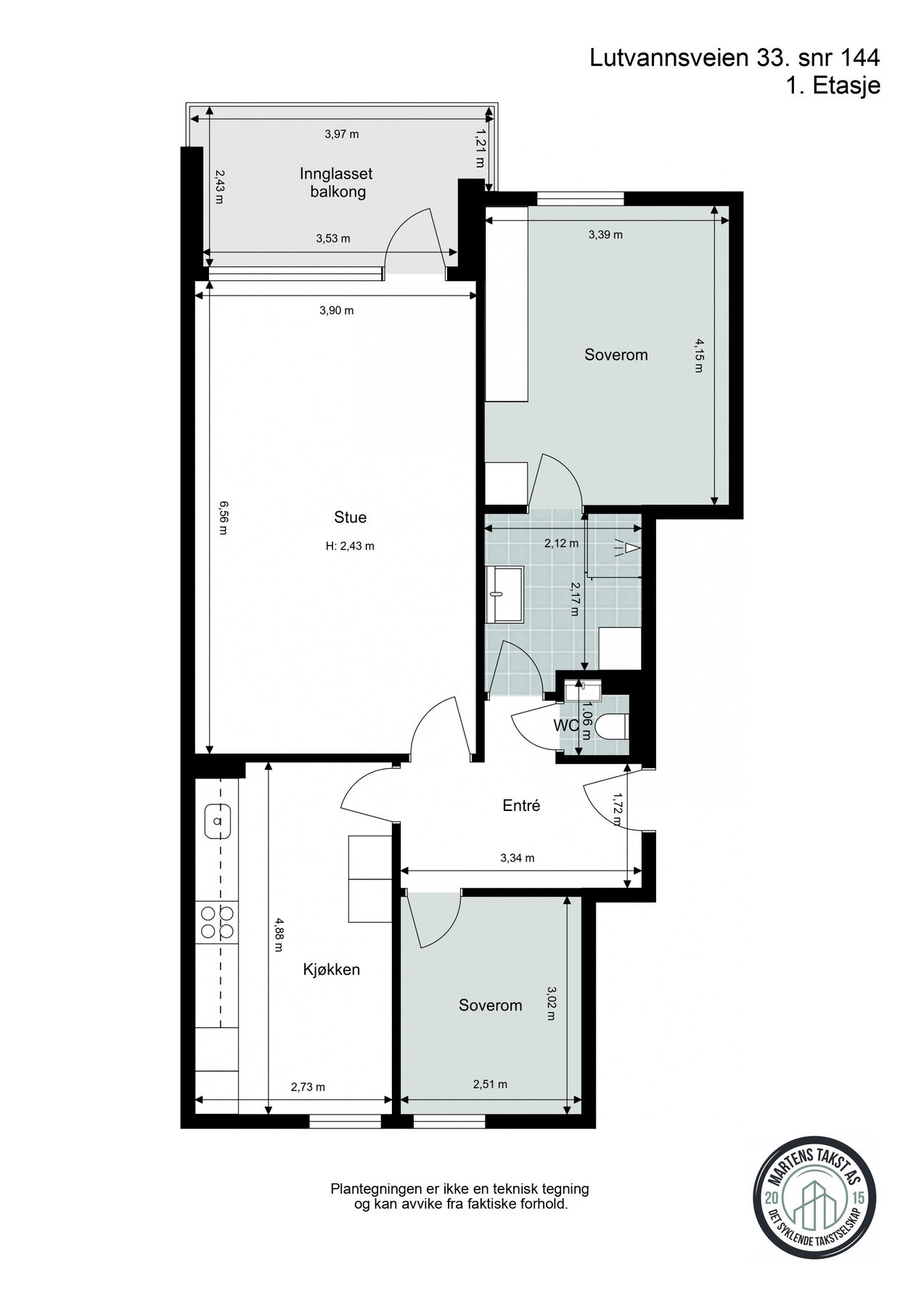 Plantegning - Velkommen inn. Galleribilde