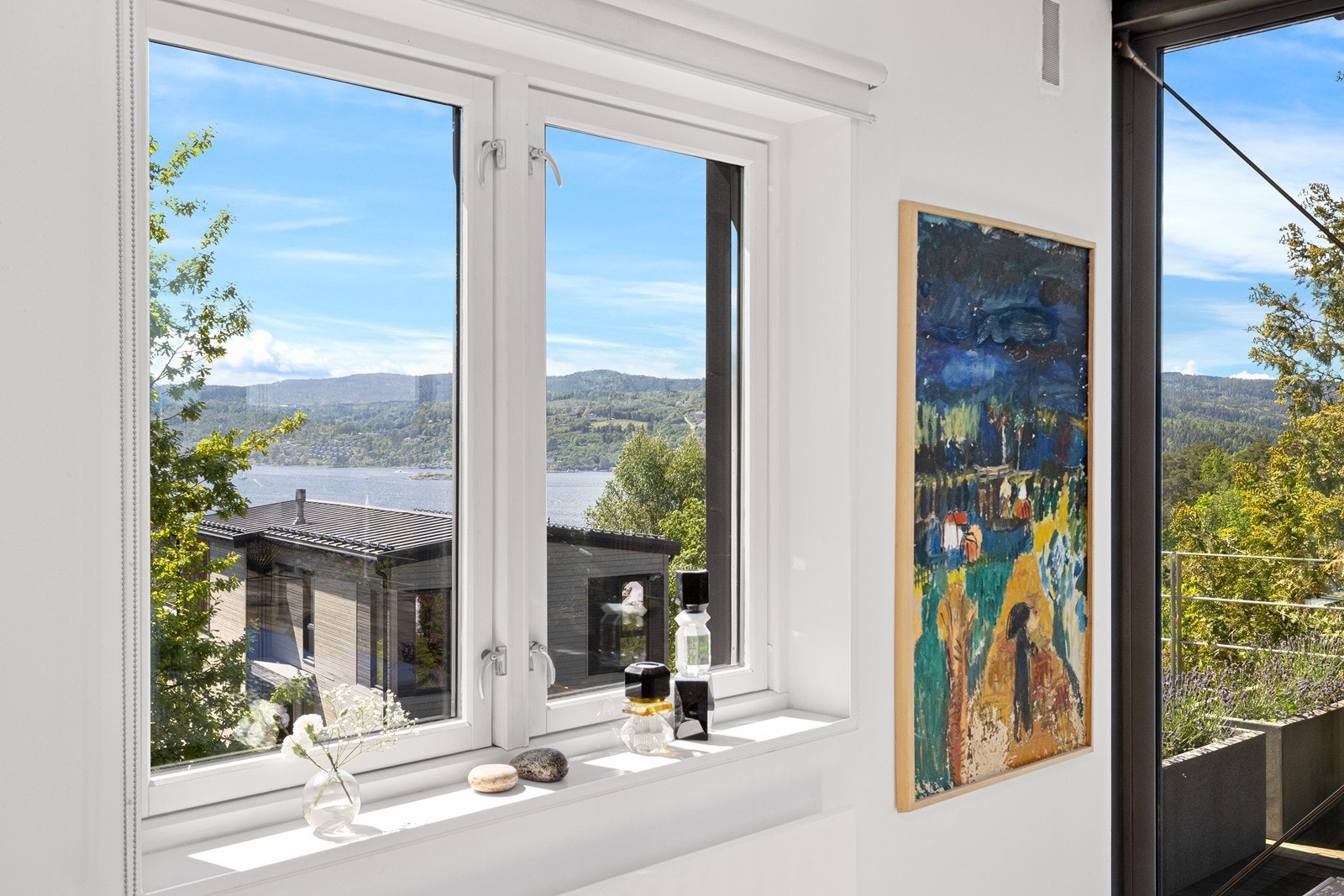 Utsikt fra spisestue Galleribilde