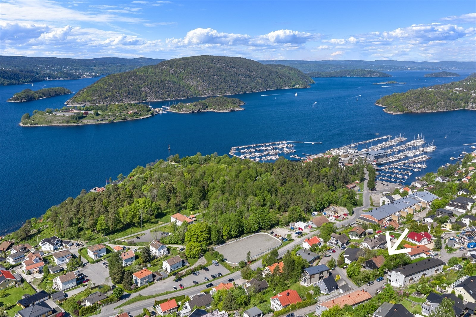 Dronefoto Galleribilde