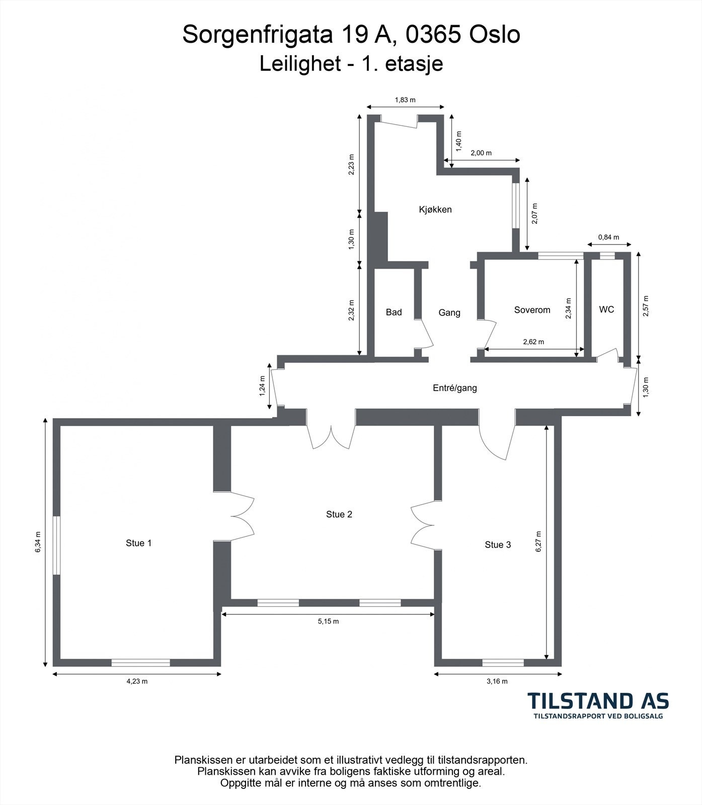 Plantegning 1.etasje. Galleribilde