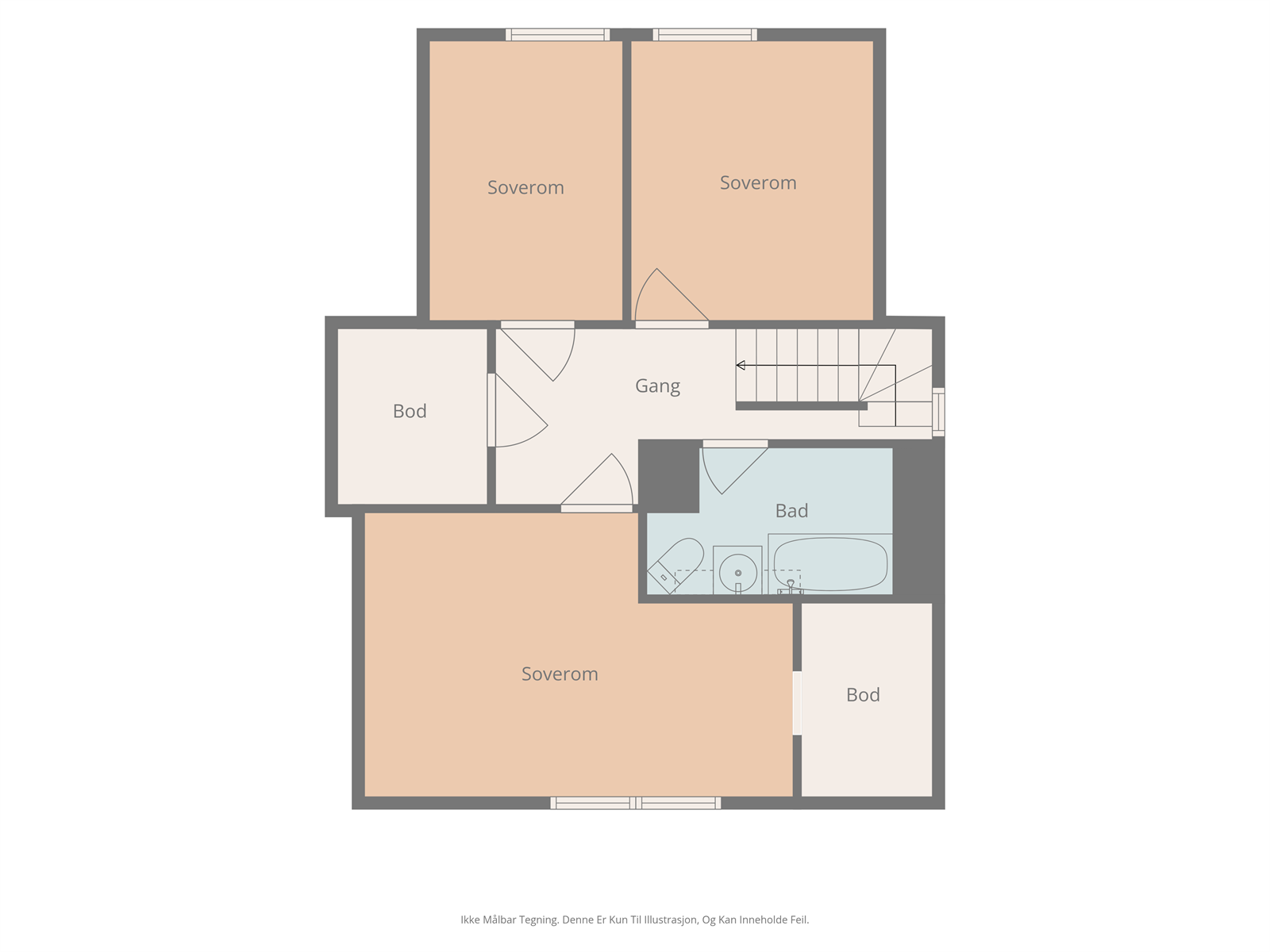 Plantegning loft... Galleribilde