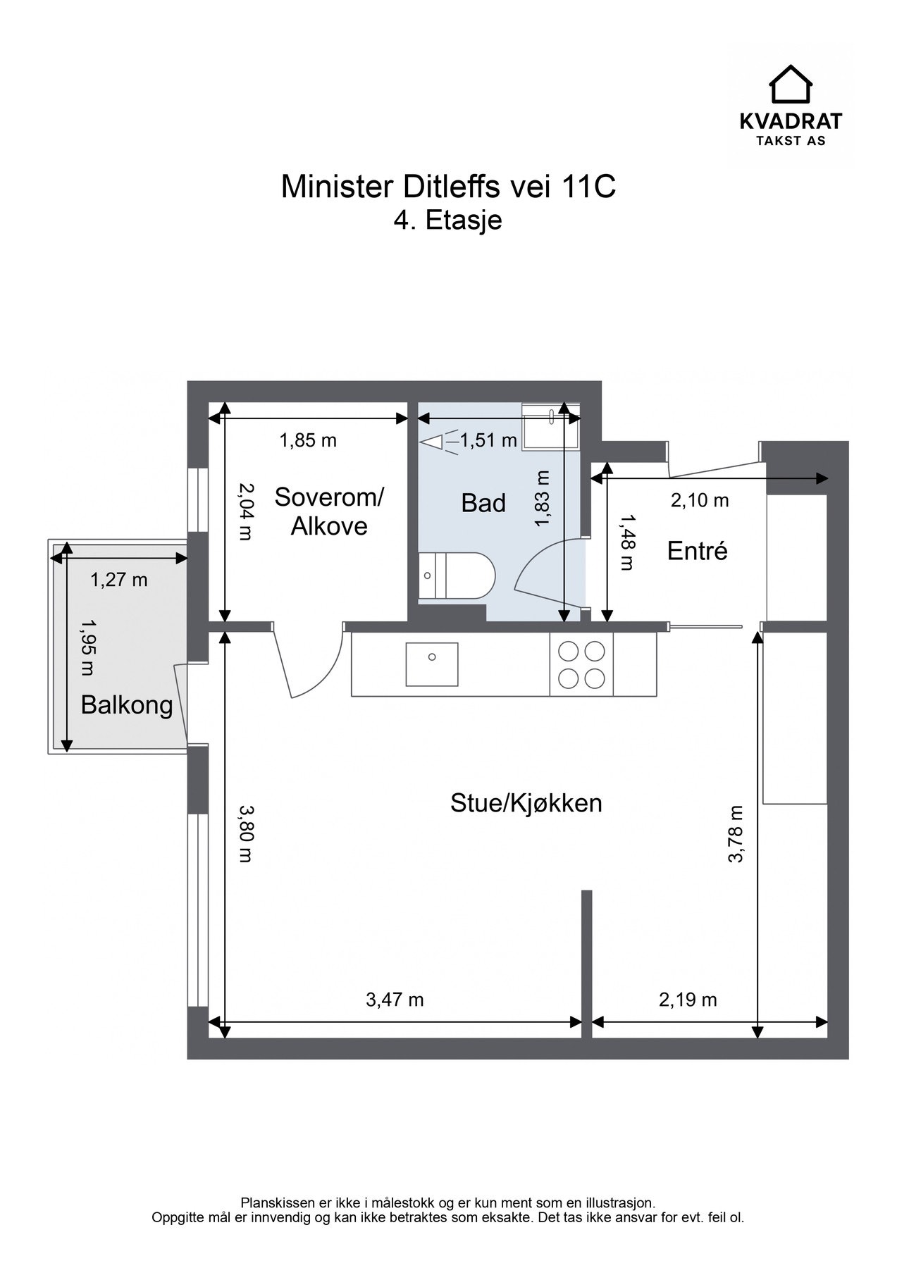 Planskisse. Galleribilde
