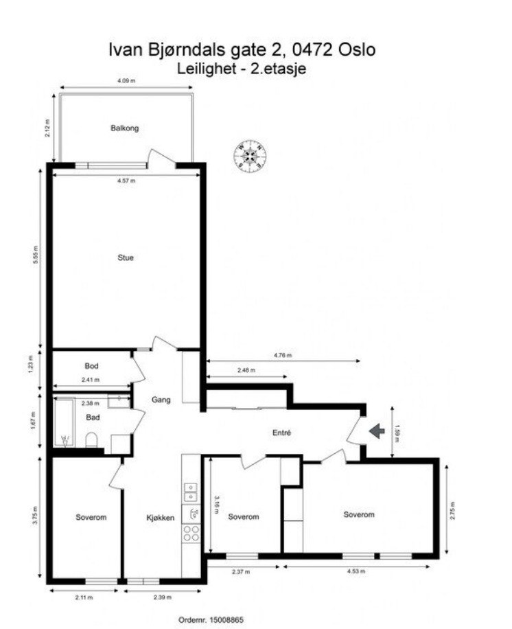 Plantegning Galleribilde
