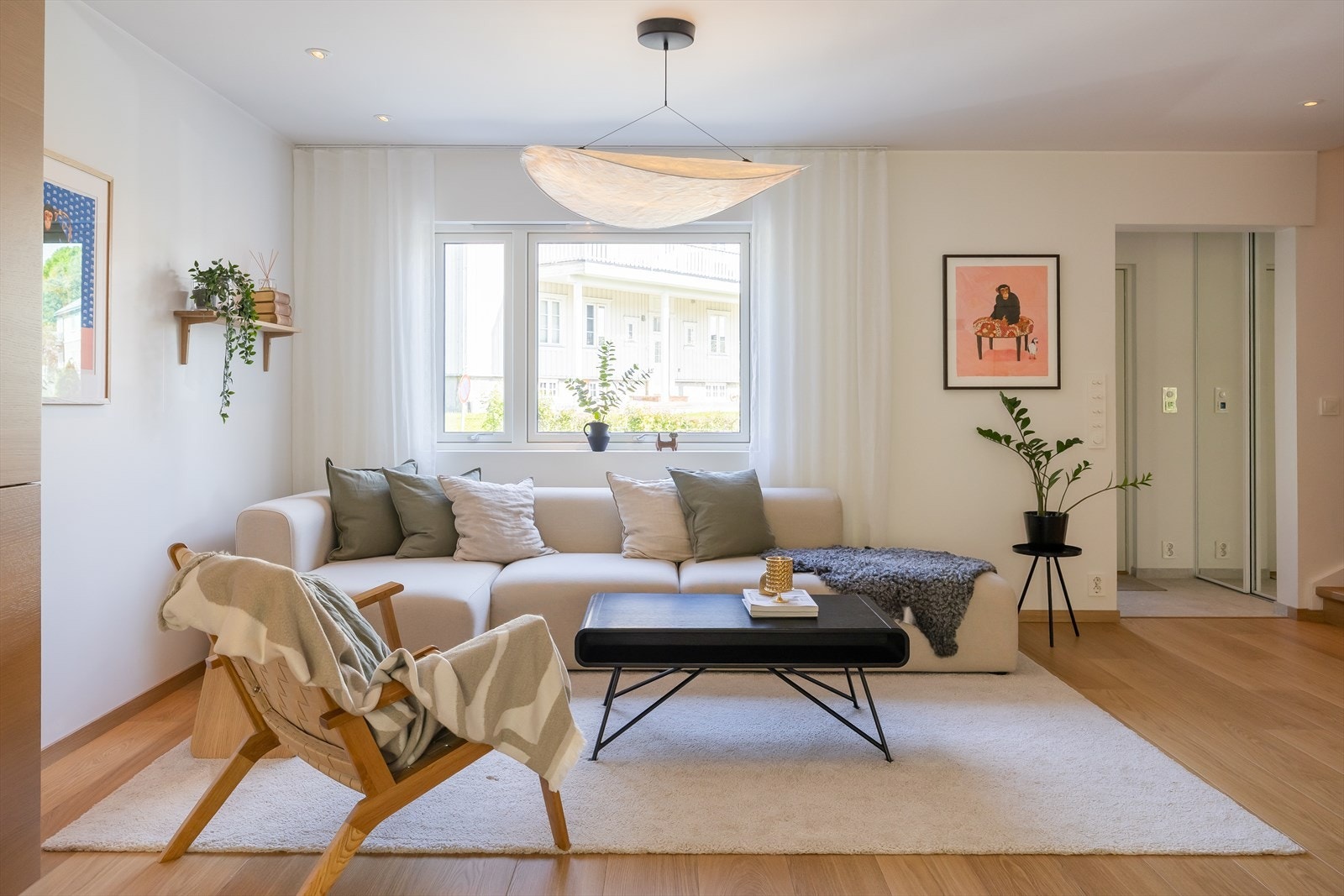 Boligen går over tre plan fordelt på hele 130m². Galleribilde