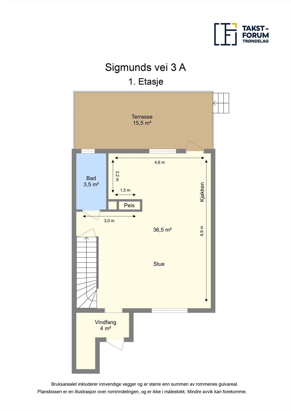 Planskisse 1.etasje Galleribilde