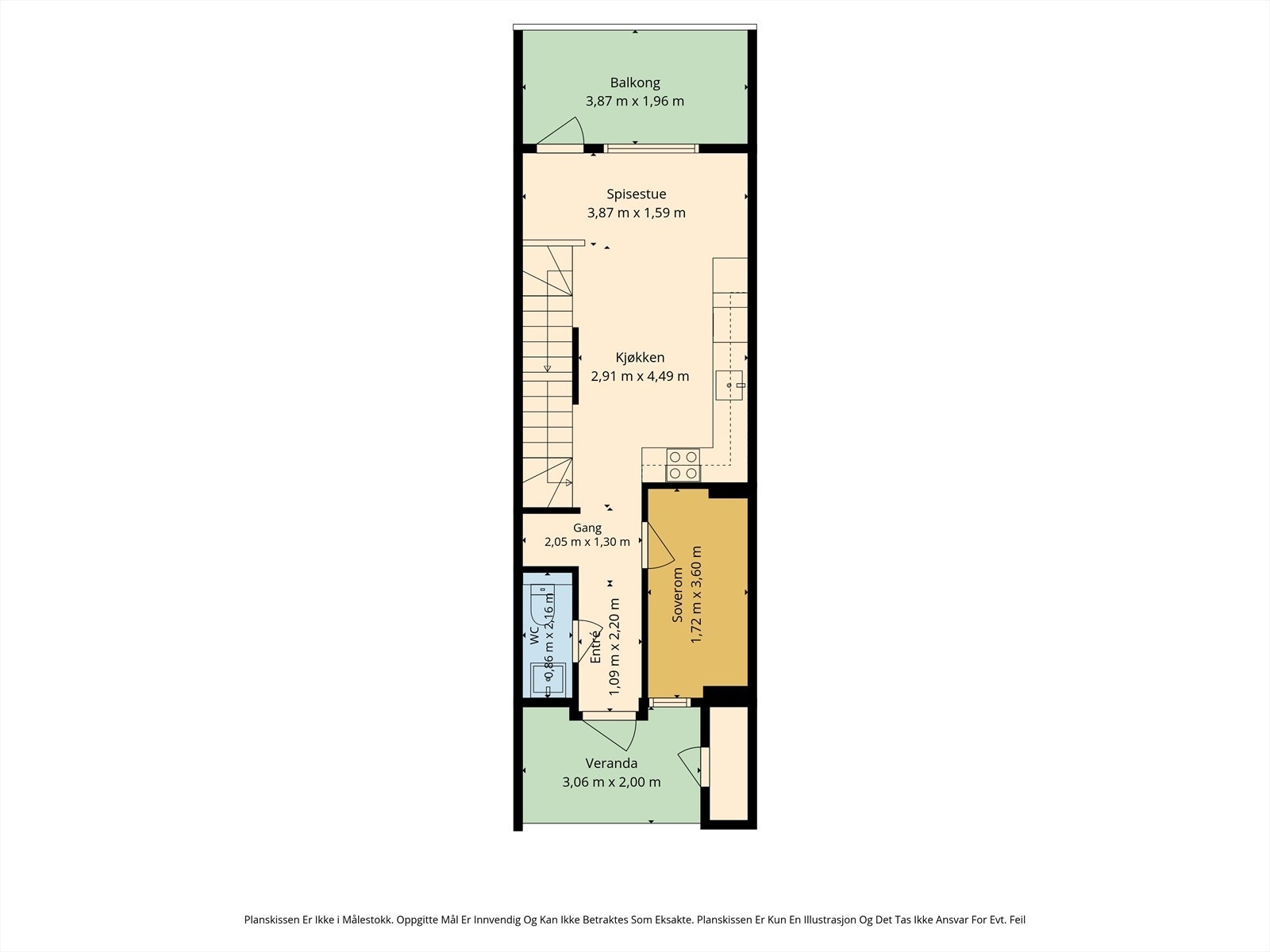 PLANTEGNING 1. ETASJE Galleribilde