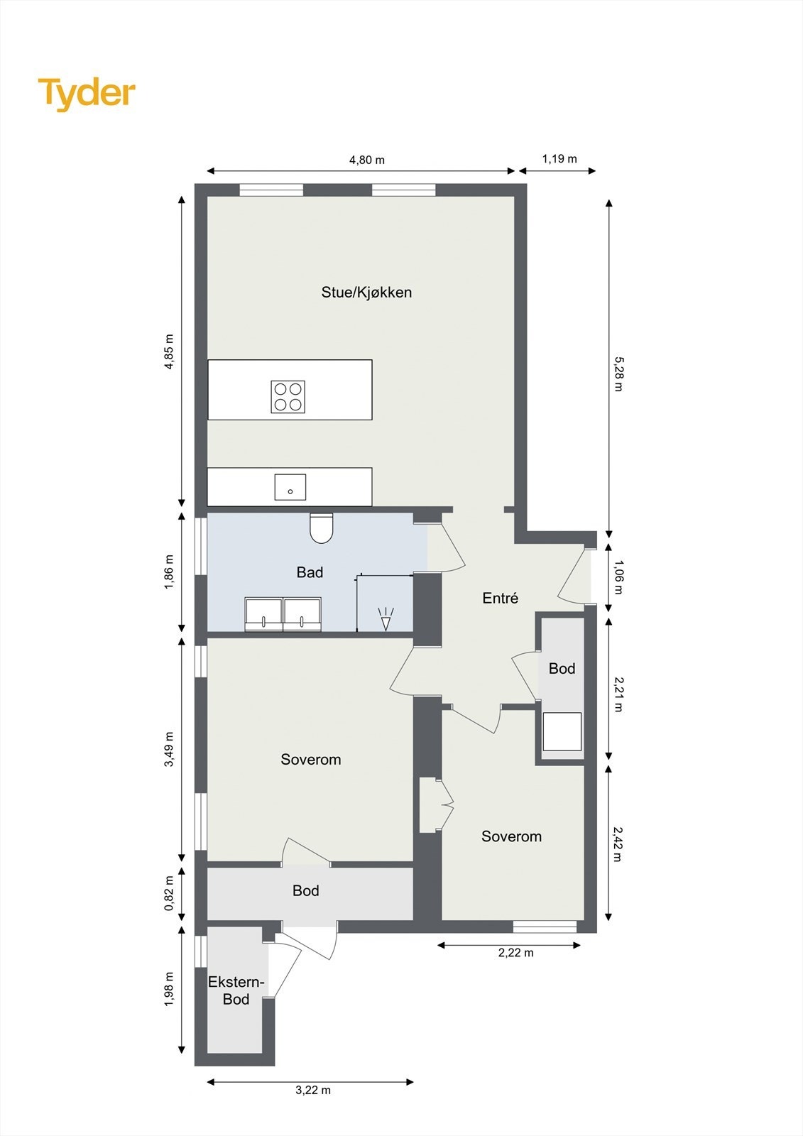 Plantegning Galleribilde