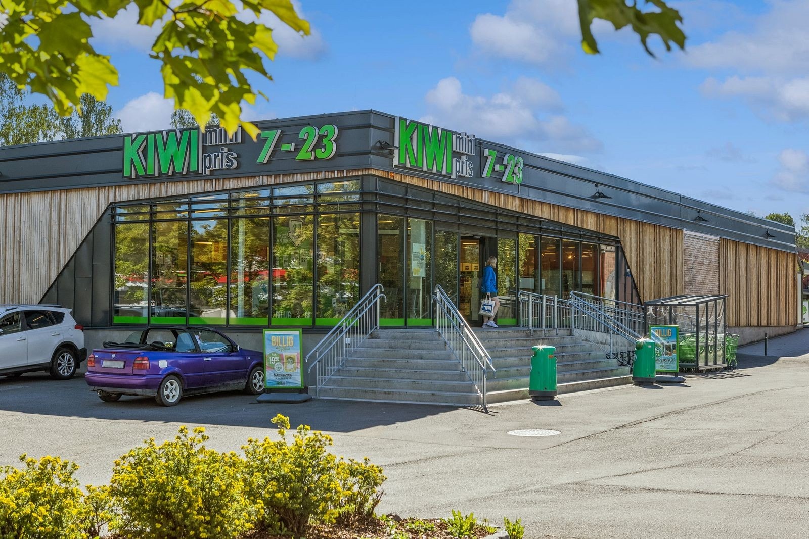 Kiwi butikk i nærområdet for dagligvarehandel. Galleribilde