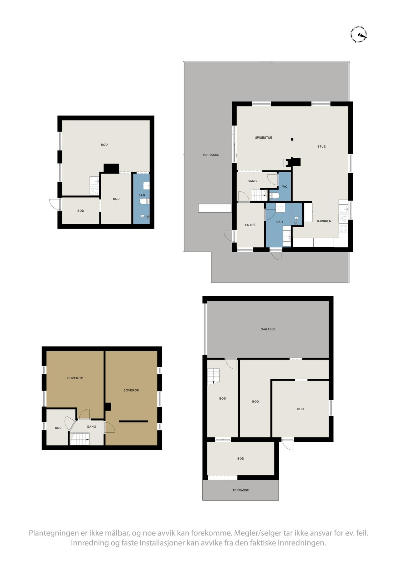 Plantegning av hele eiendommen Galleribilde