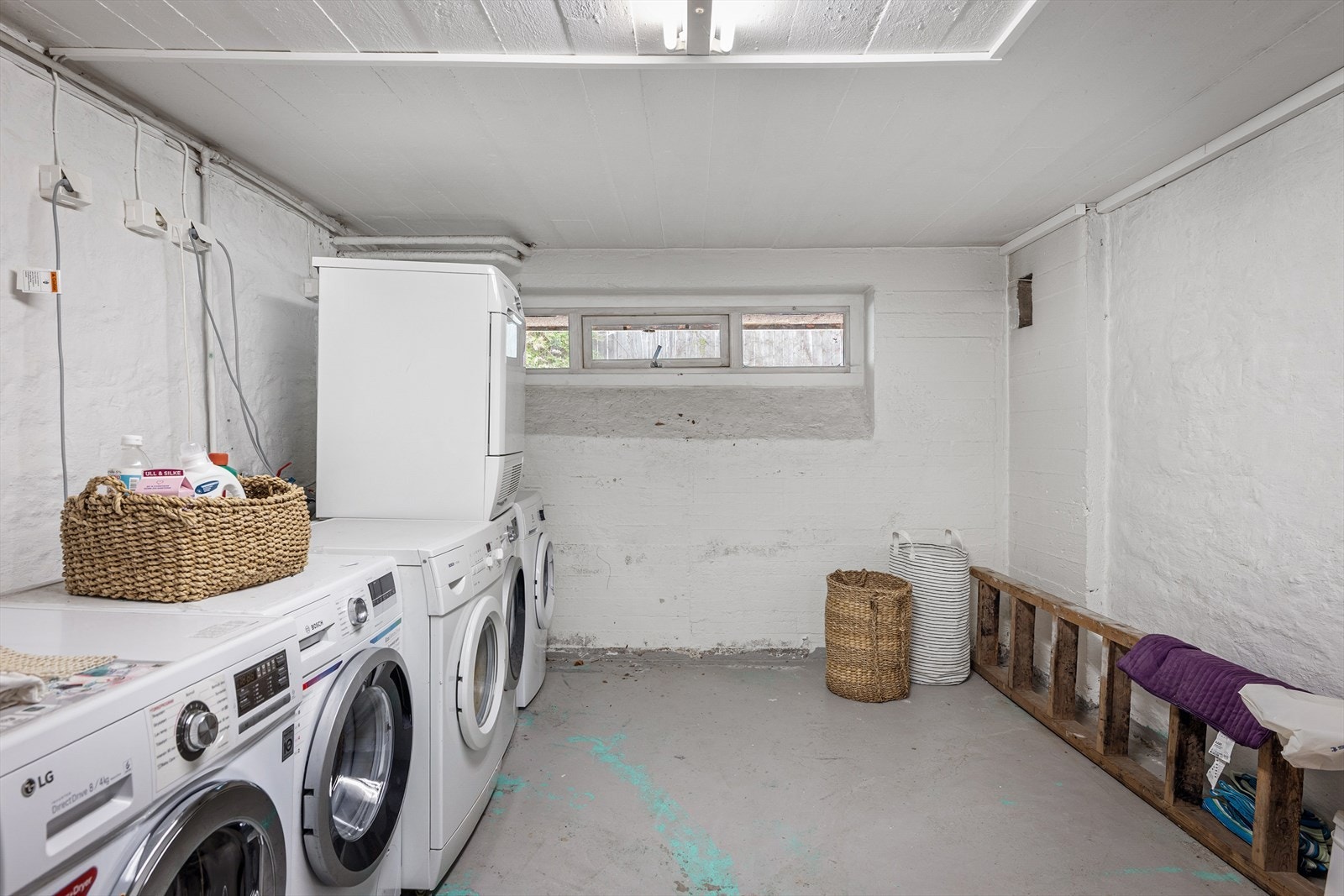 Felles vaskekjeller gjør at du slipper å bruke plass på badet til vaskemaskin. Galleribilde