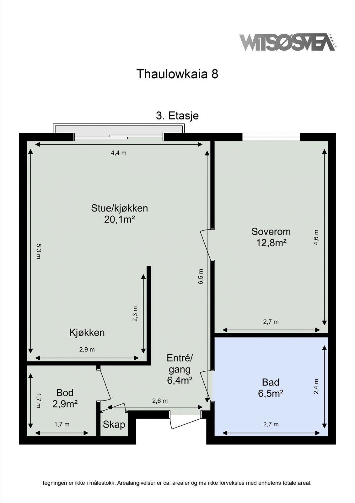 Planskisse Galleribilde