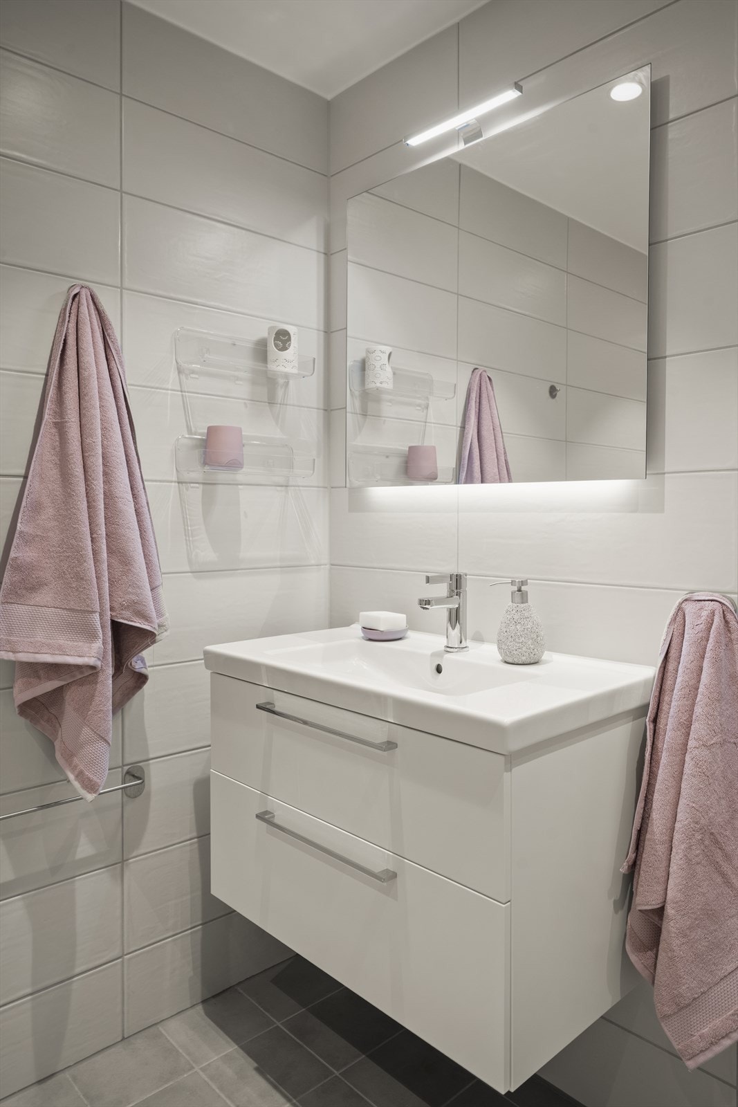 Tidsmessig innredning på badet Galleribilde