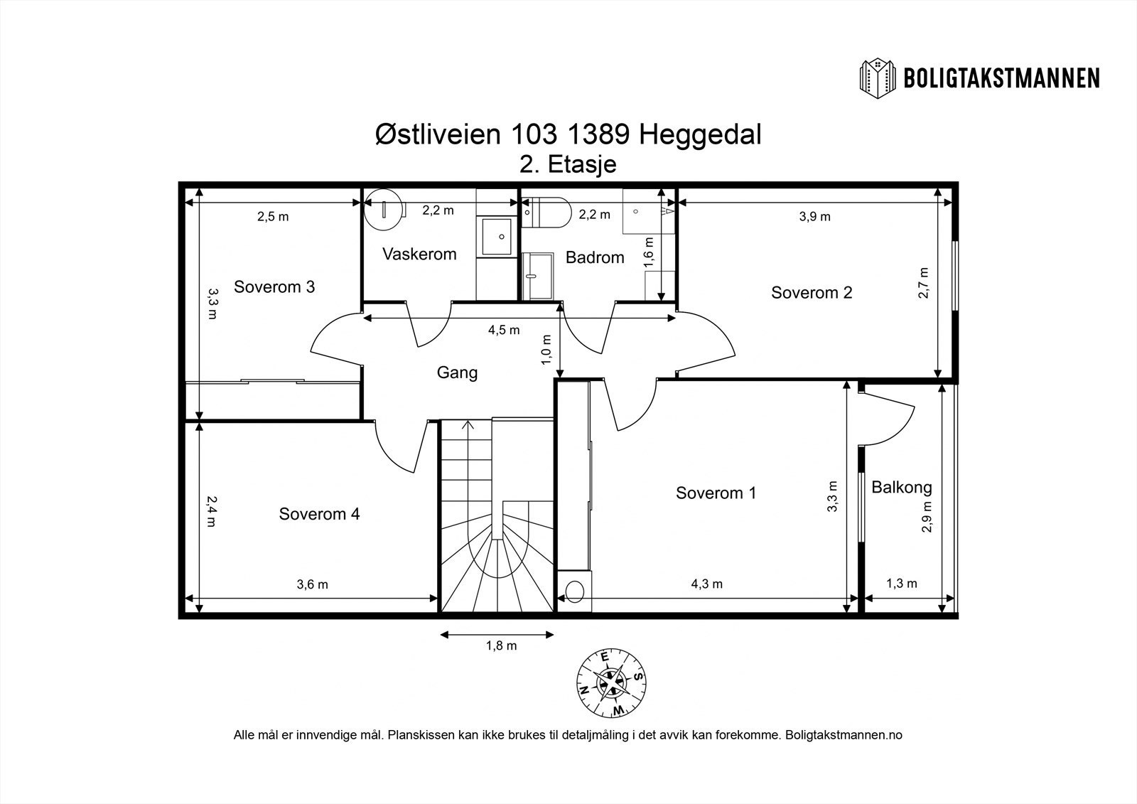 Plantegning 2. etasje. Galleribilde