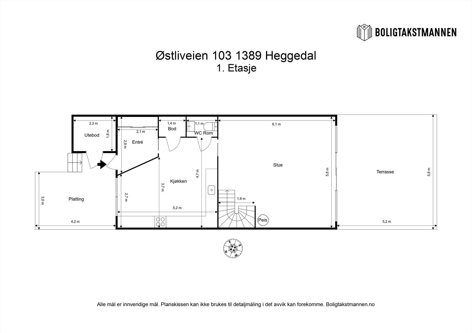 Plantegning 1. etasje. Galleribilde