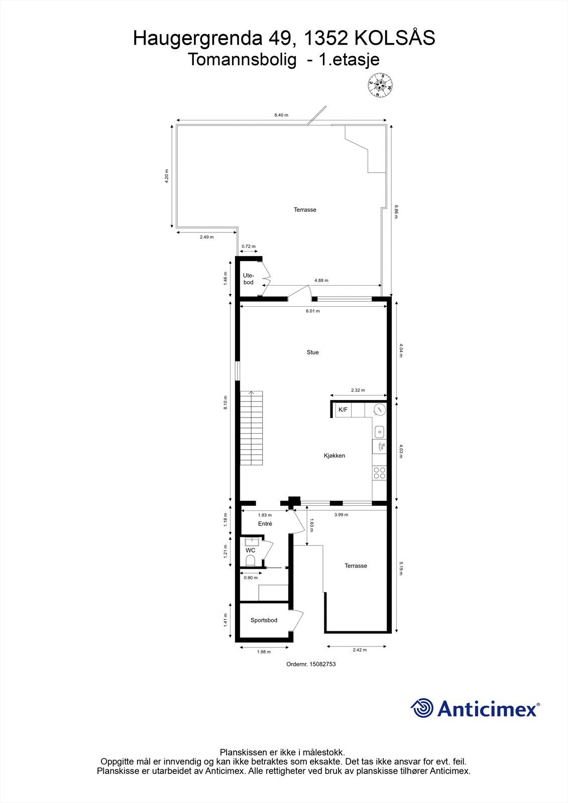 Plantegning Galleribilde