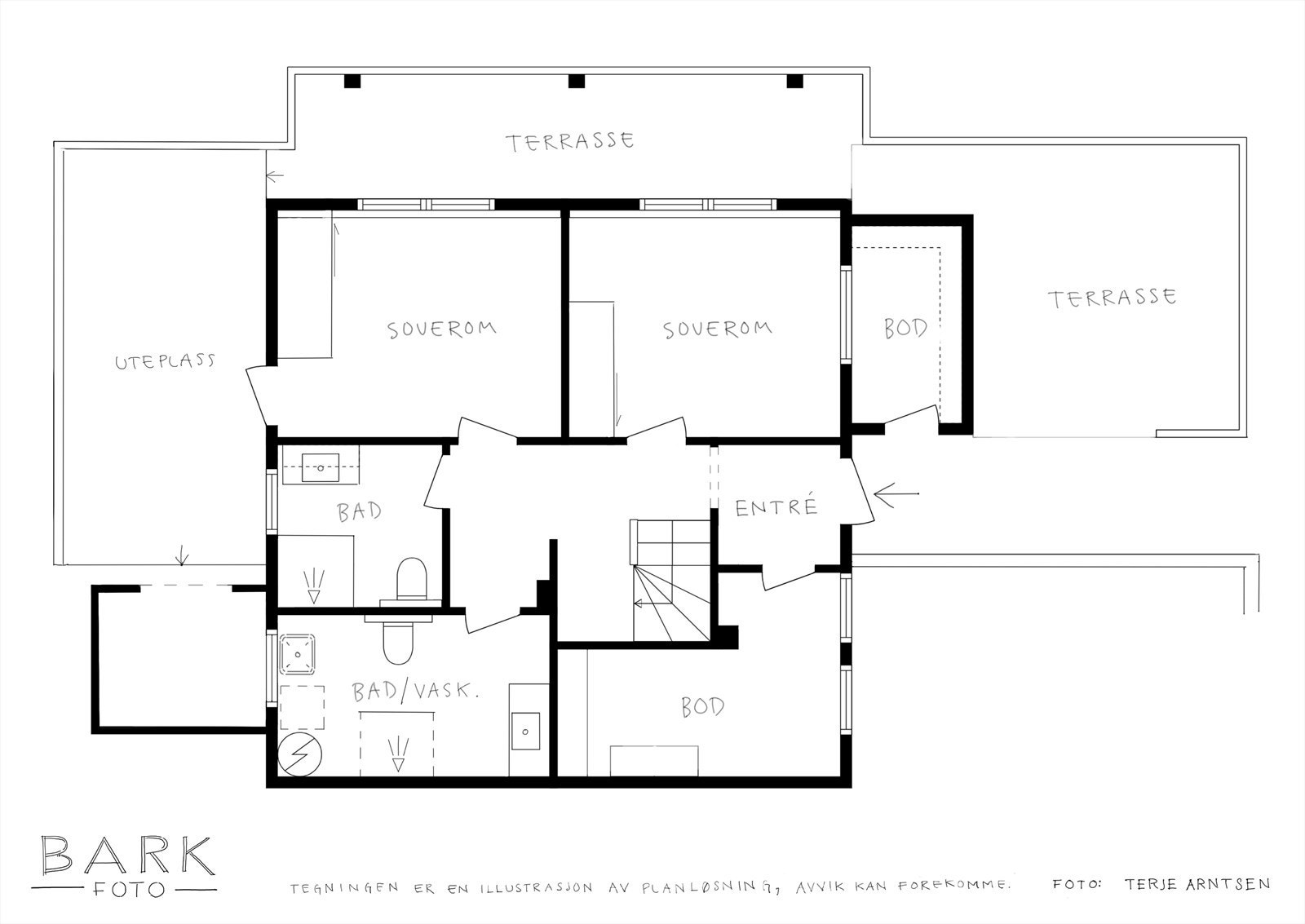 Planskisse | Sikthaugen Terrasse 113 - 1.etasje Galleribilde