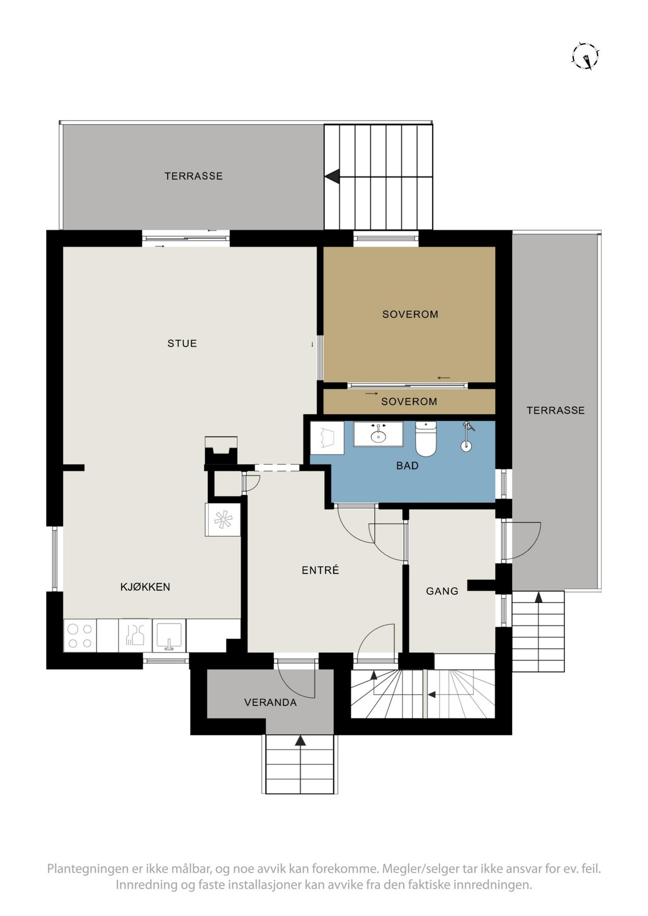 Plantegning Galleribilde