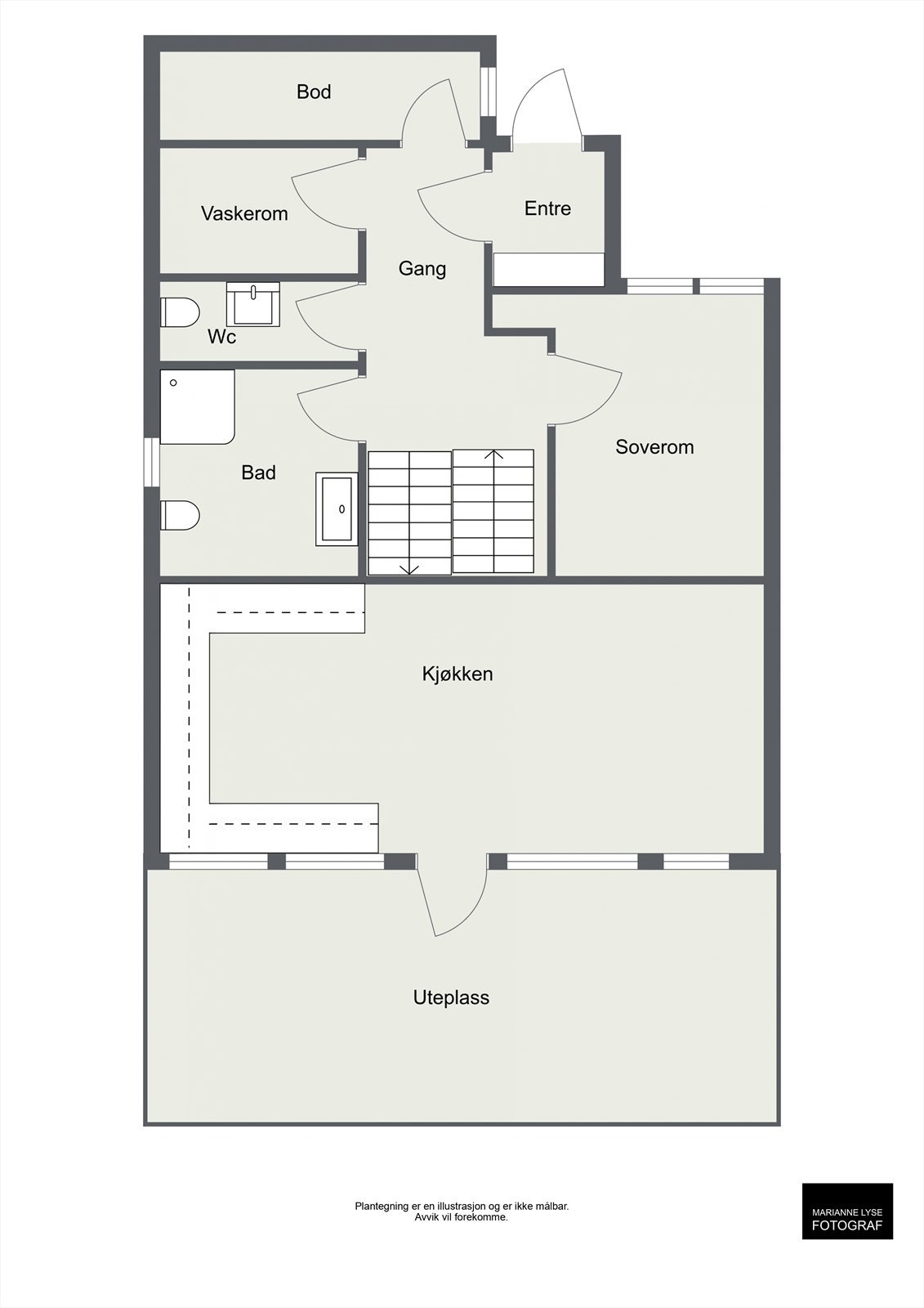 Plantegning Galleribilde