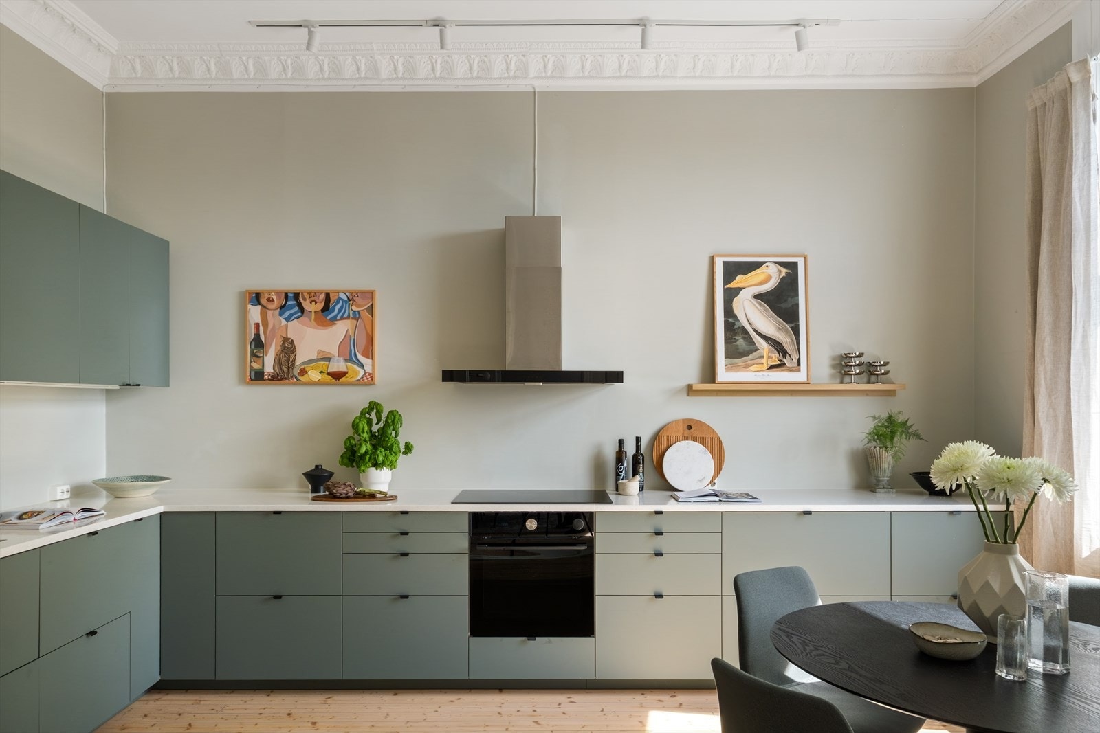 Kjøkkenet er fra IKEA, nytt i 2021. Galleribilde