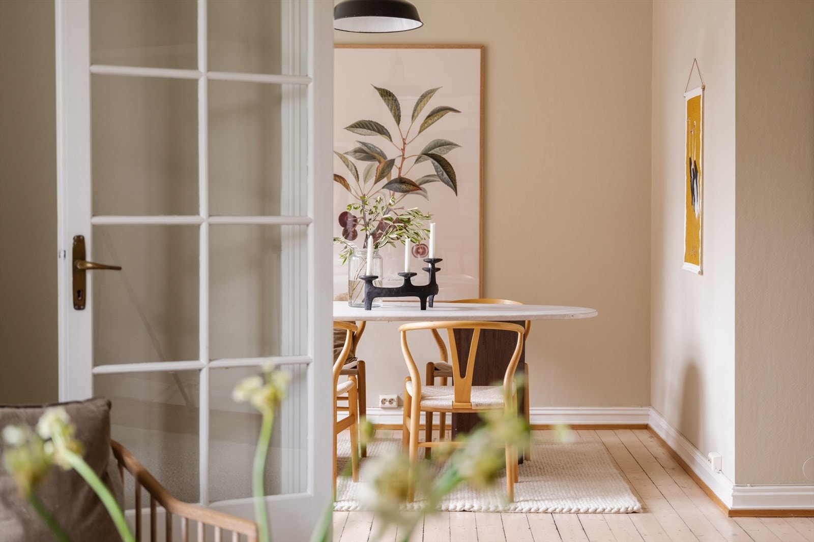 Også her er de originale, slipte tregulvene bevart. Galleribilde