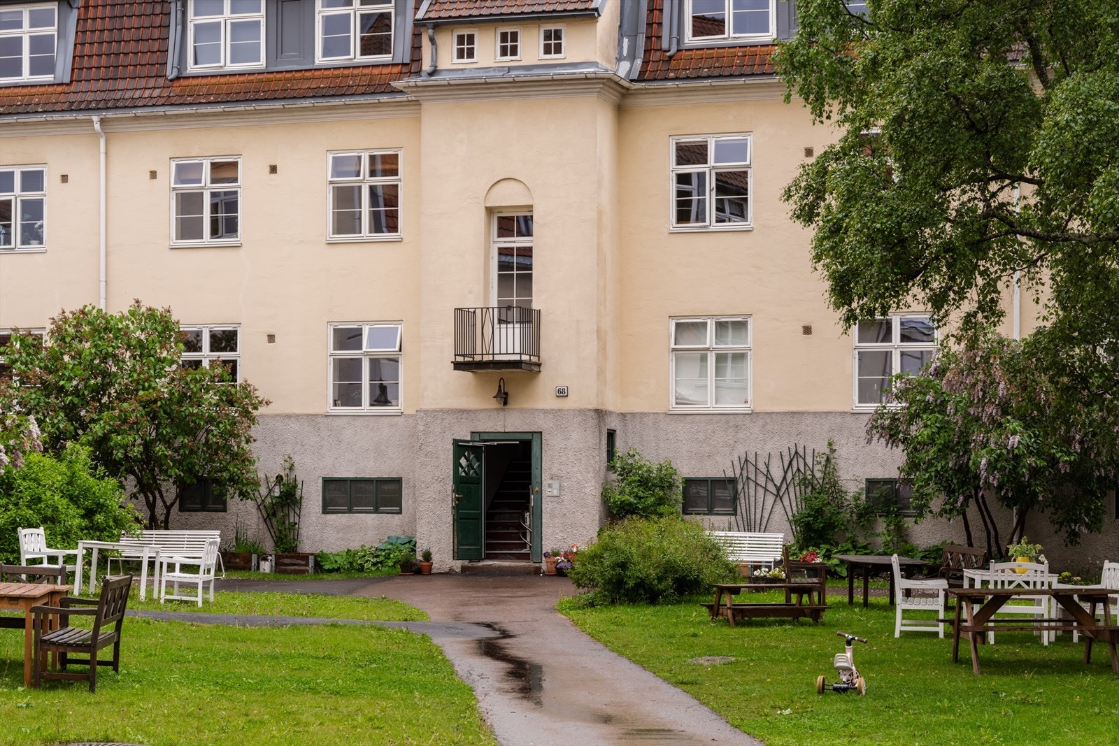 Fellesarealene er møblert med flere sittegrupper til glede for beboerne. Galleribilde