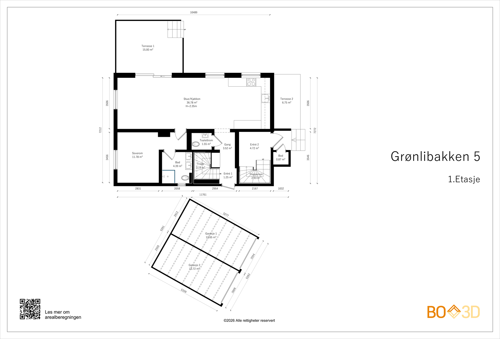 Grønlibakken 5-Multiple-1.Etasje-Useable area Galleribilde